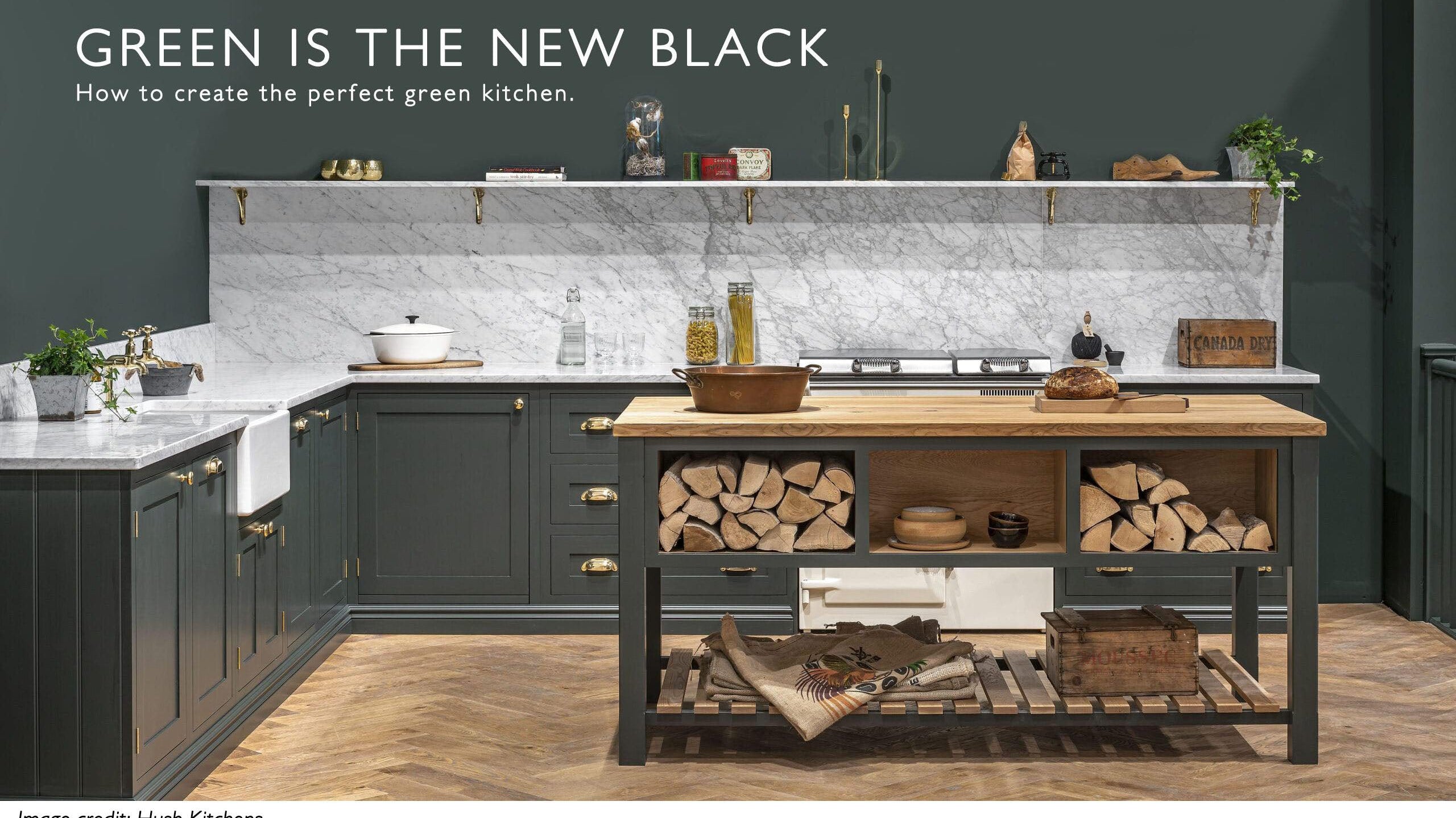 Why Green Is The Kitchen Colour of Choice Right Now