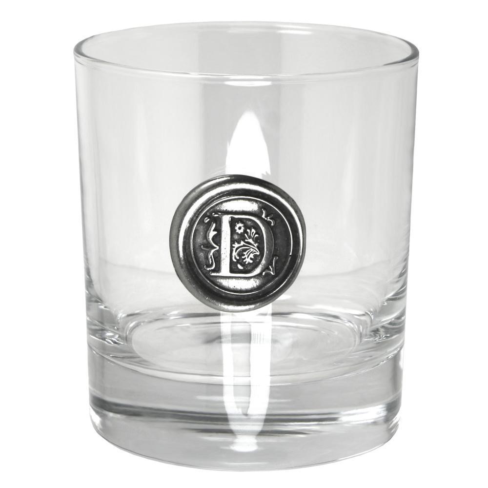 11oz Whiskey Tumbler Monogram Seal-Tumblers-Yester Home