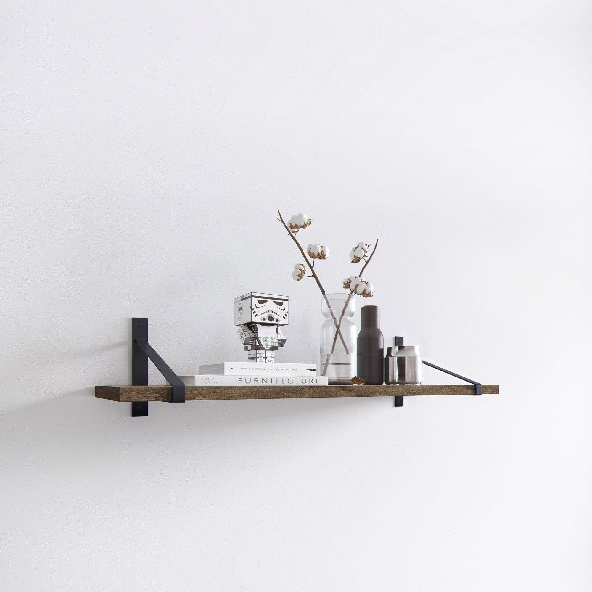 2 x Foundry Shelf Brackets-7 - 8" Shelf Brackets-Yester Home