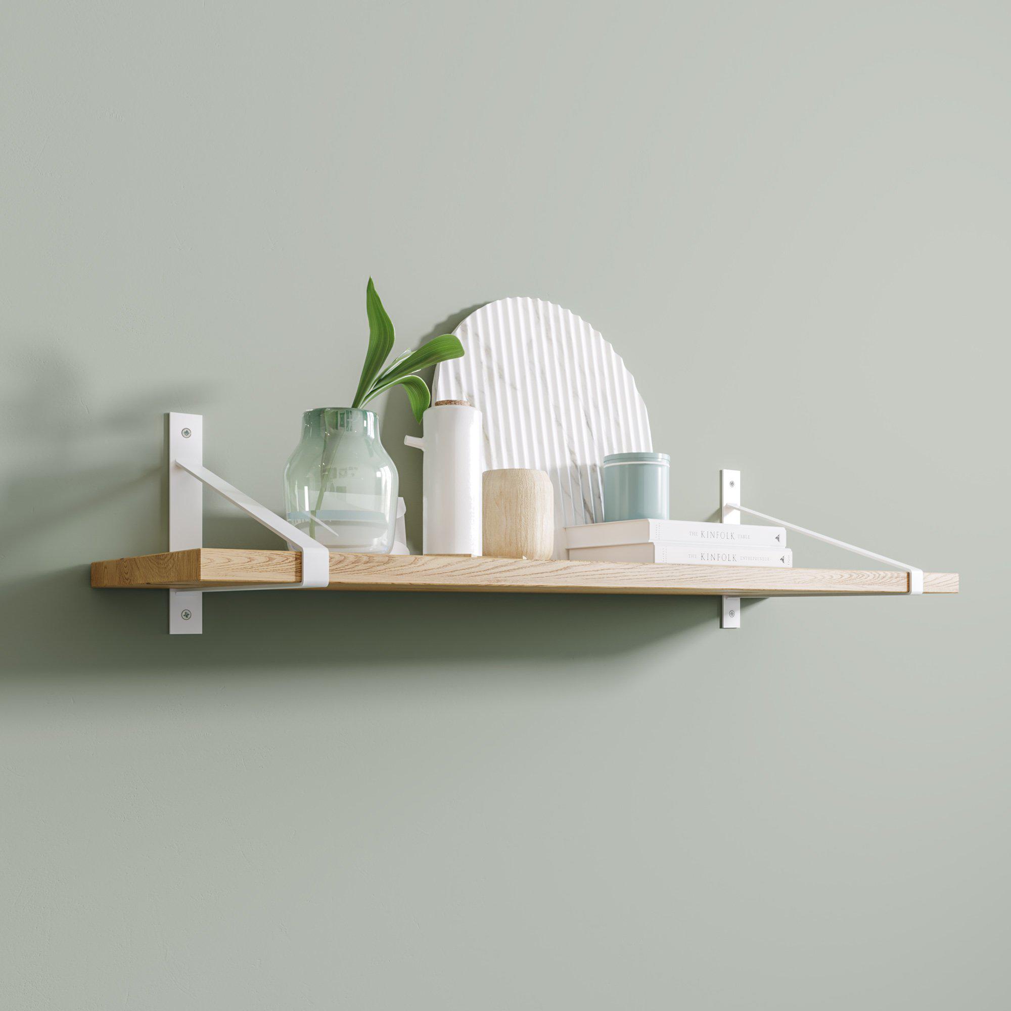 2 x Foundry Shelf Brackets-7 - 8" Shelf Brackets-Yester Home