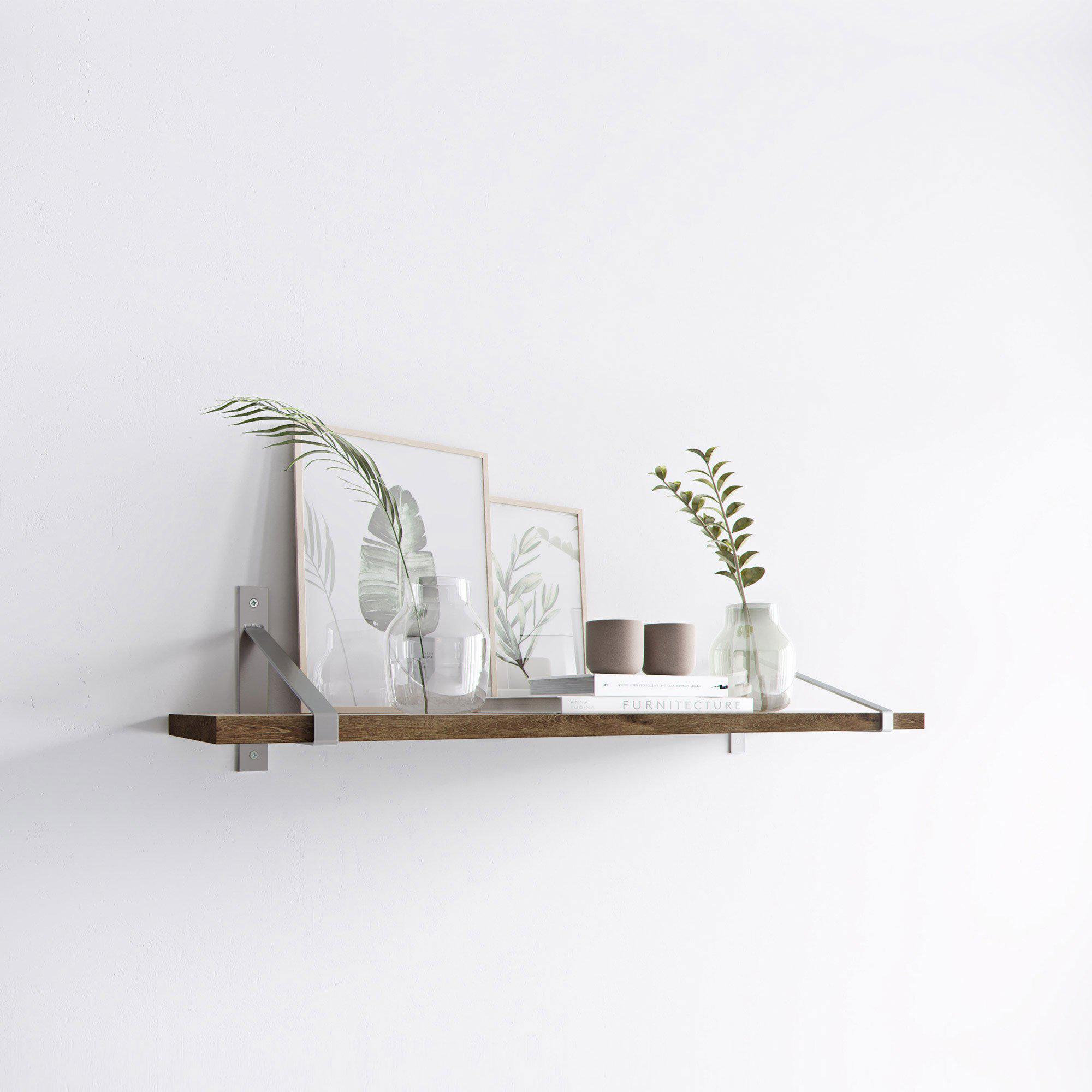 2 x Foundry Shelf Brackets-7 - 8" Shelf Brackets-Yester Home