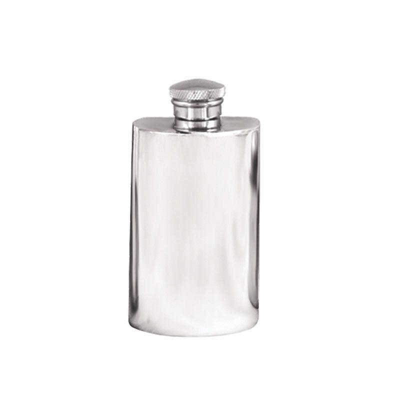 2oz Top Pocket Pewter Hip Flask-Hip Flasks - Pewter-Yester Home