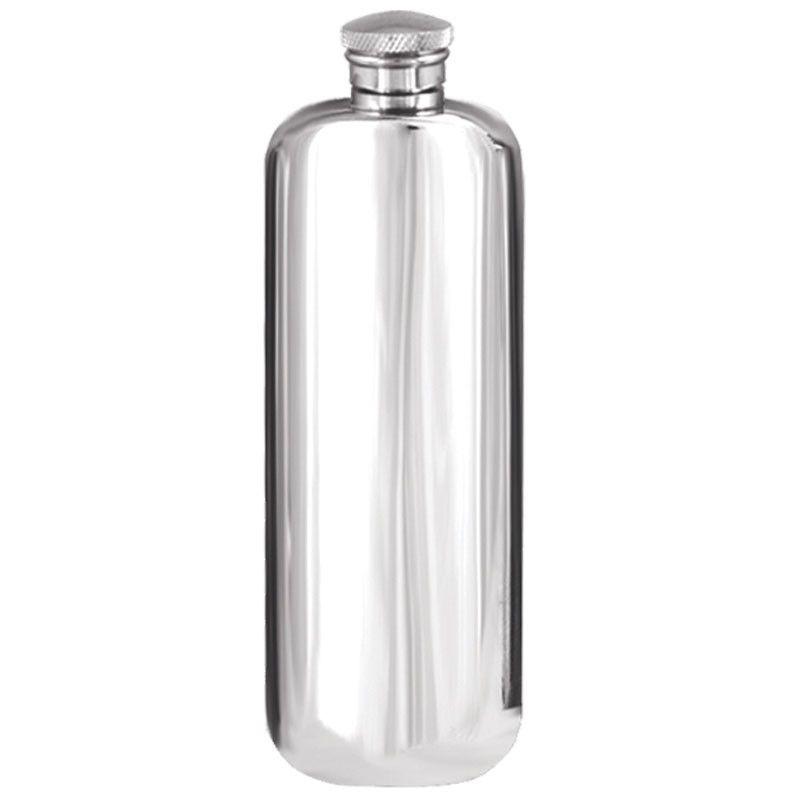 3oz Pewter Pocket Hip Flask-Hip Flasks - Pewter-Yester Home