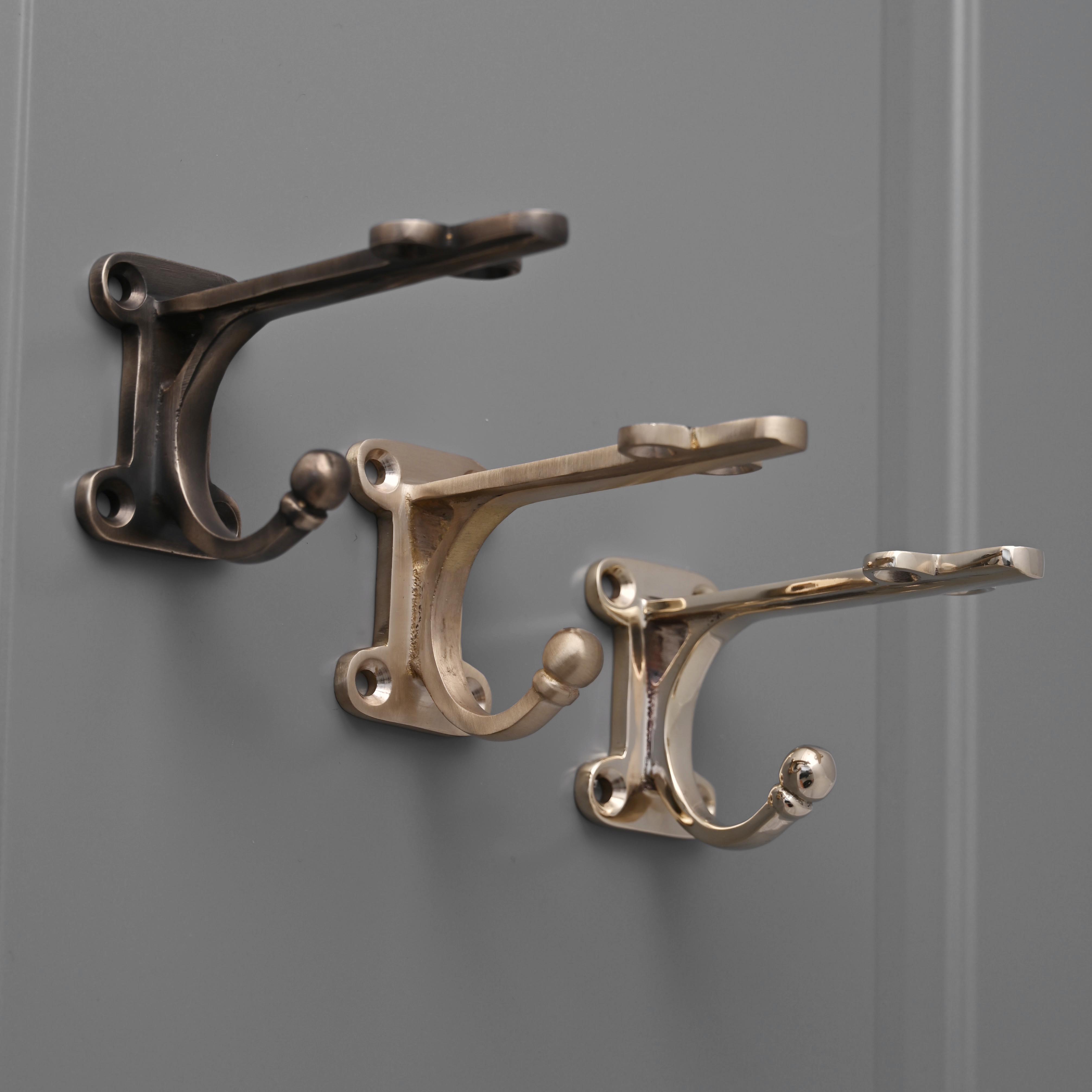 4 Inch Chiltern Brass Shelf Bracket-4 - 6" Shelf Brackets-Yester Home