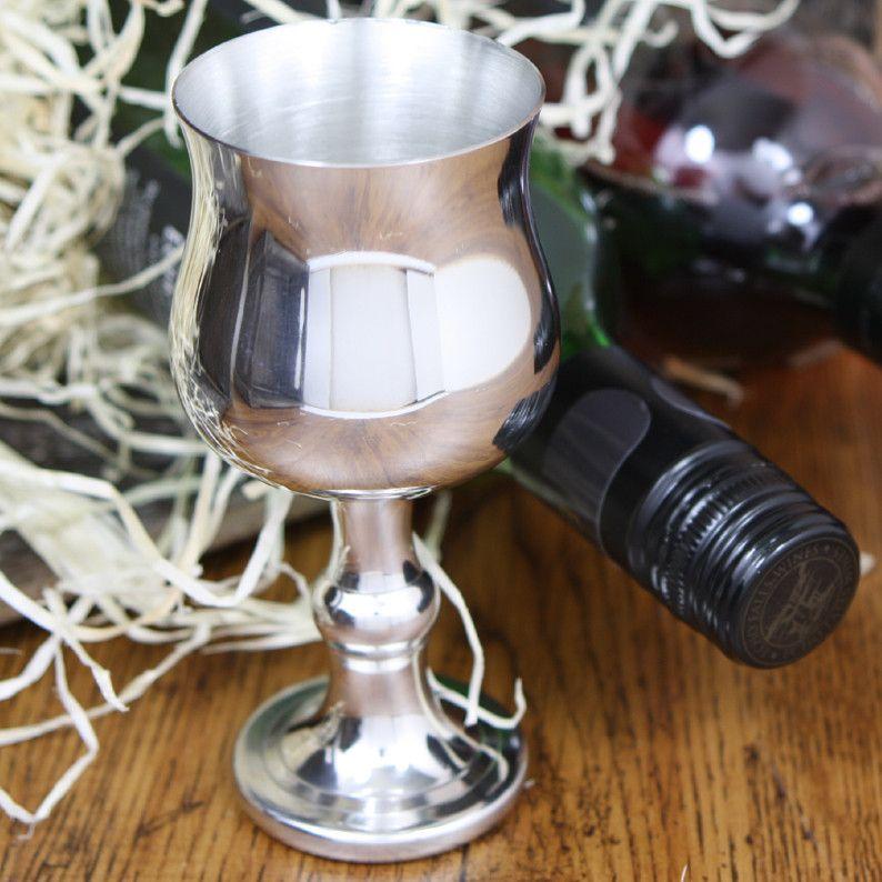 5" Pewter Goblet-Goblets-Yester Home