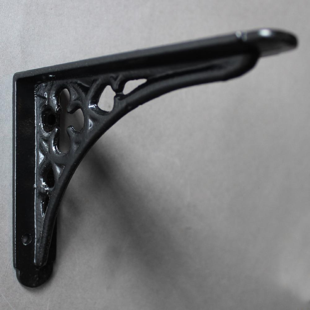5 x 4 Inch Gothic Cast Iron Shelf Bracket-4 - 6" Shelf Brackets-Yester Home