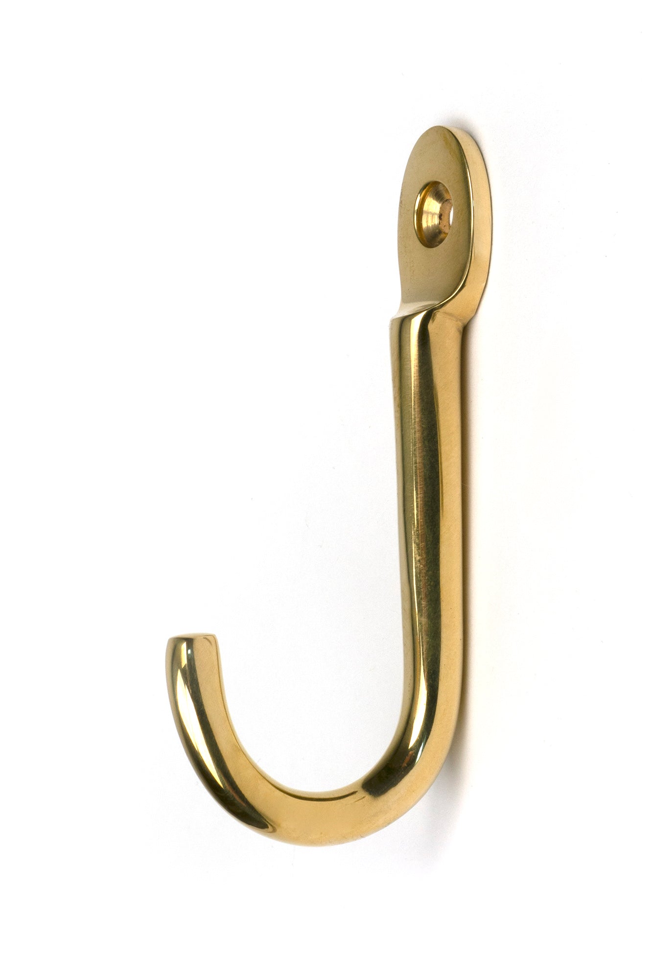 Traditional Coat Hook - Polished Brass