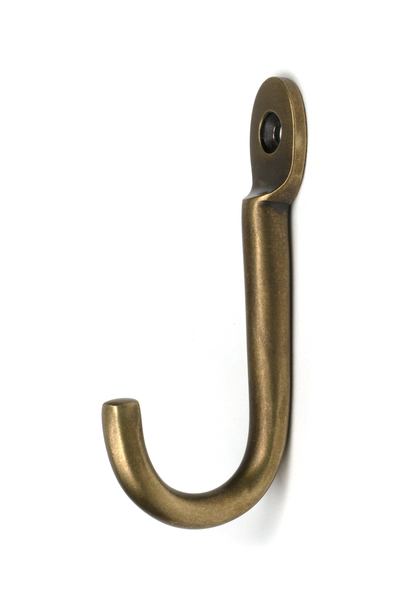Traditional Coat Hook - Burnished Brass