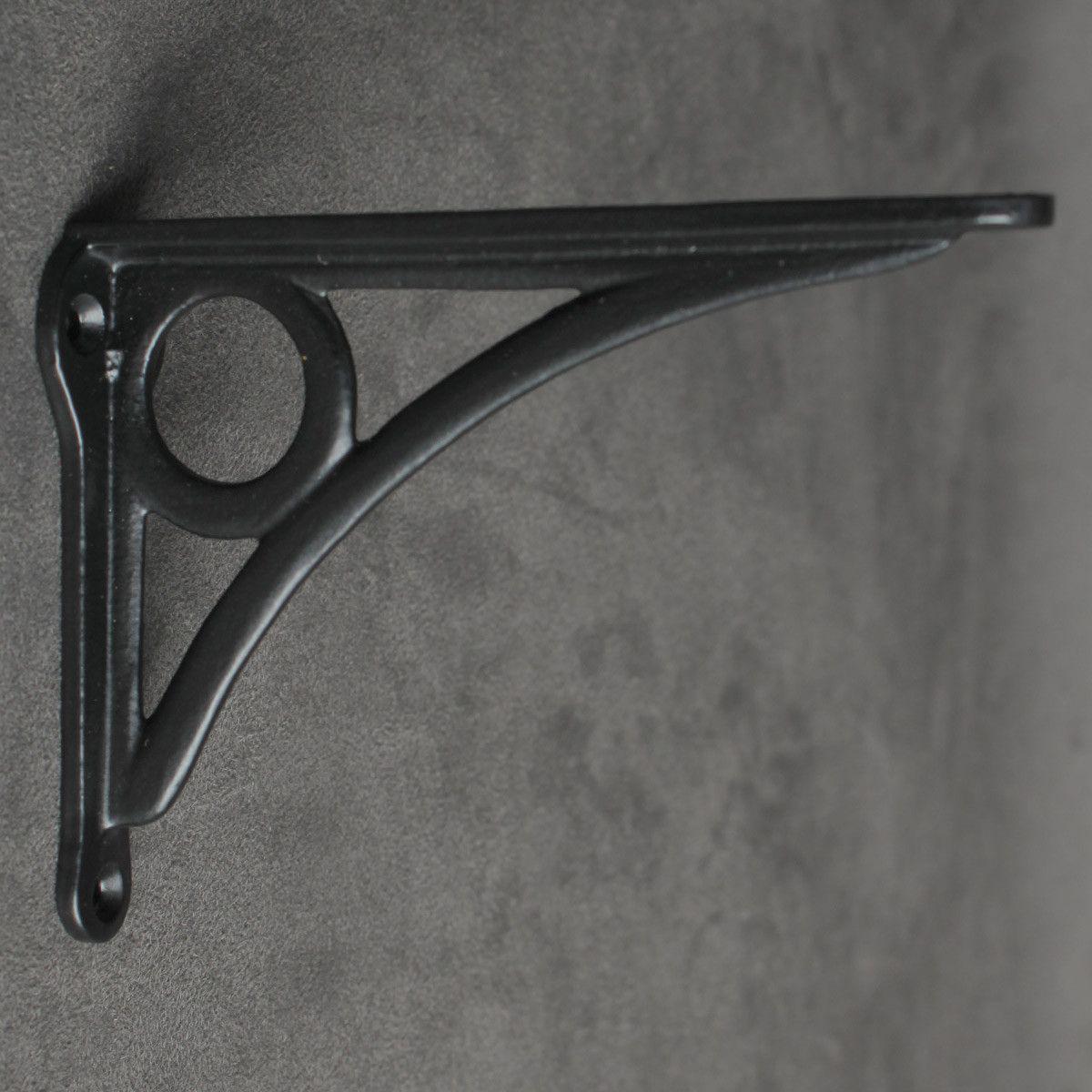 6 Inch Circle Cast Iron Shelf Bracket-4 - 6" Shelf Brackets-Yester Home