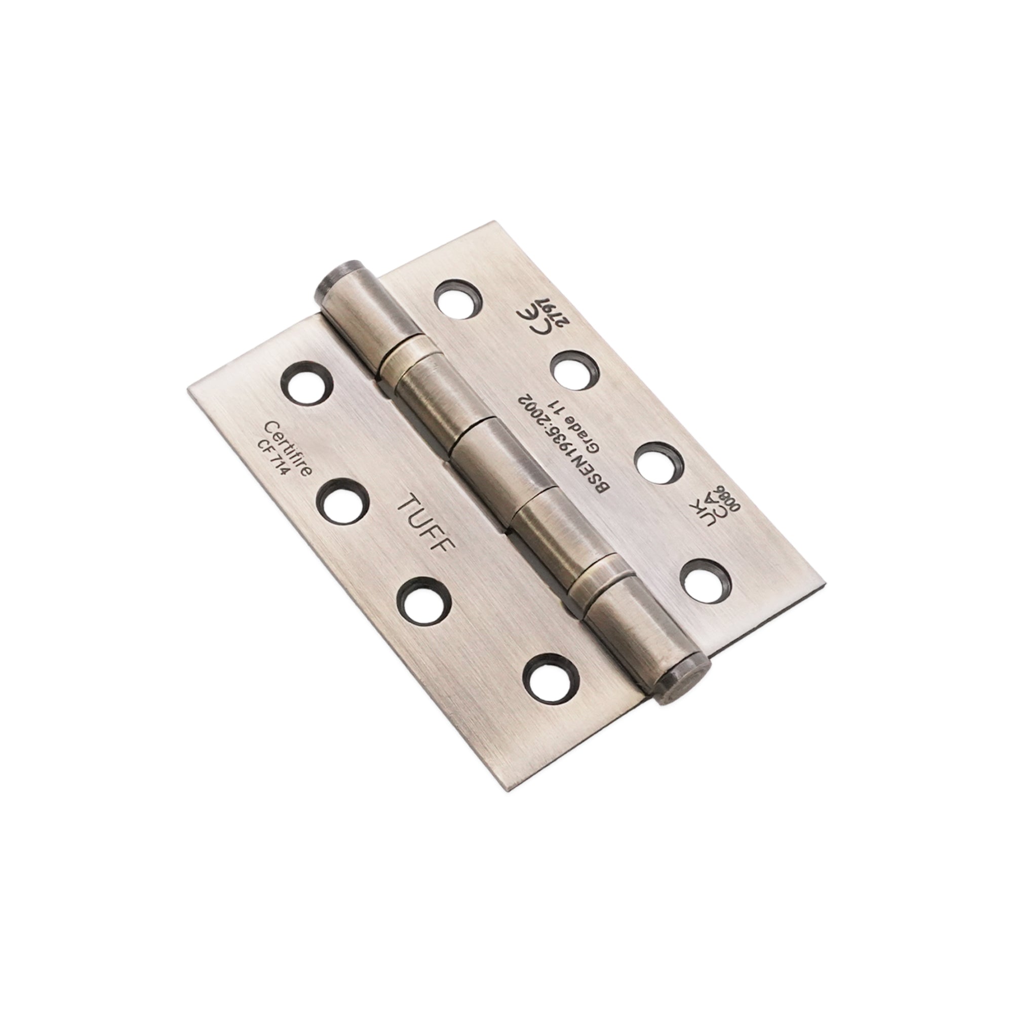 CE11 Mild Steel BB Butt Hinge - Aged Brass - Hinges - Spira Brass - Yester Home