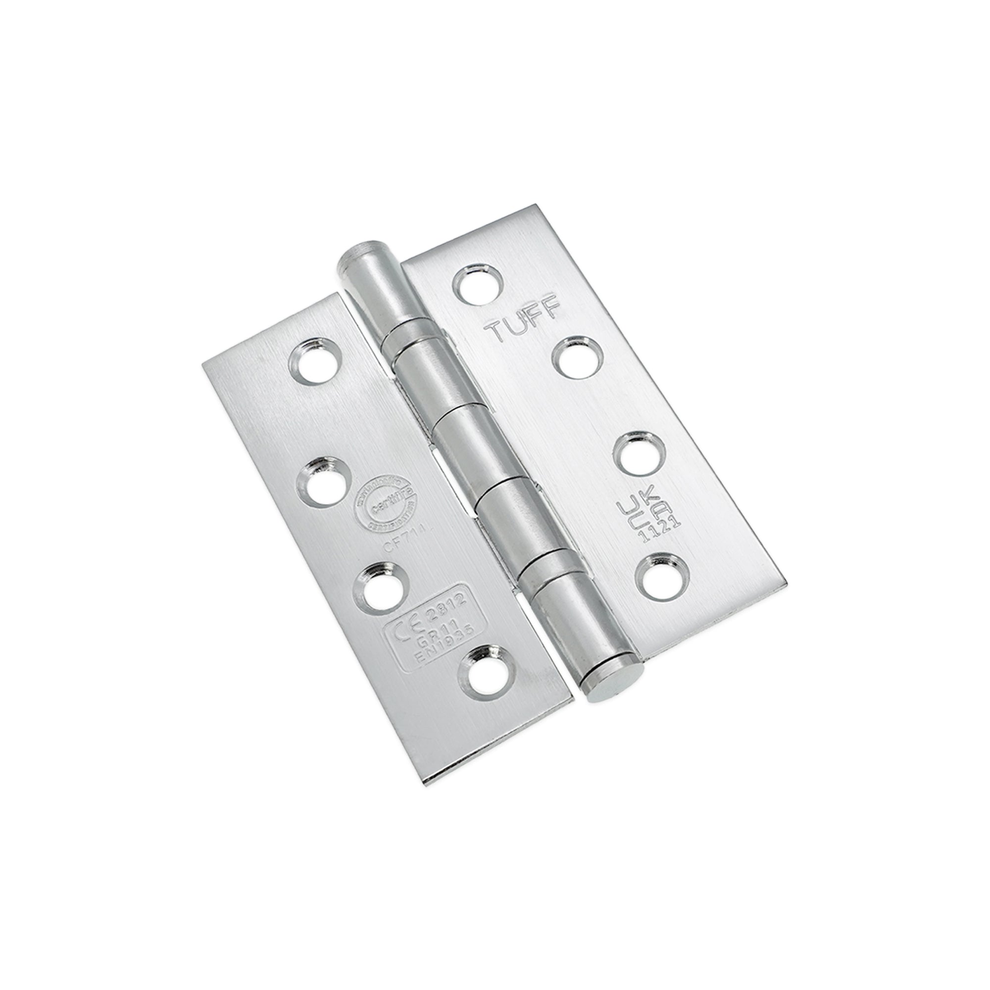 CE11 Mild Steel BB Butt Hinge - Satin Chrome - Hinges - Spira Brass - Yester Home
