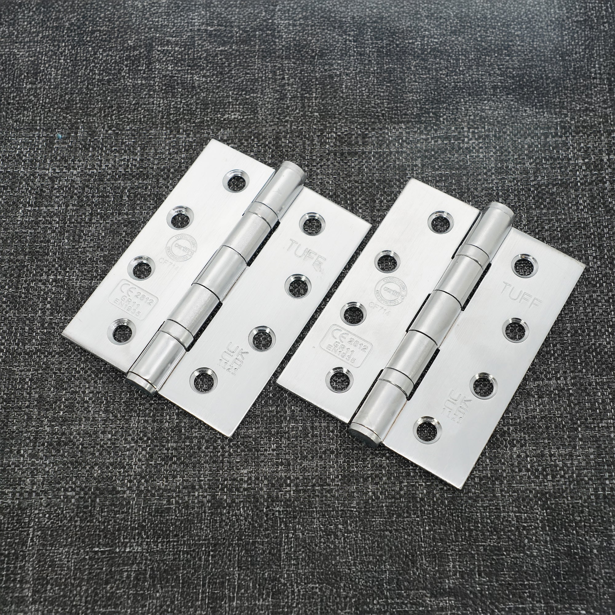 CE11 Mild Steel BB Butt Hinge - Satin Chrome - Hinges - Spira Brass - Yester Home