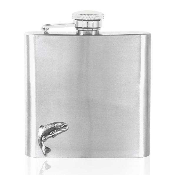 6oz Fishing Stainless Steel Hip Flask-Hip Flasks - Stainless Steel-Yester Home