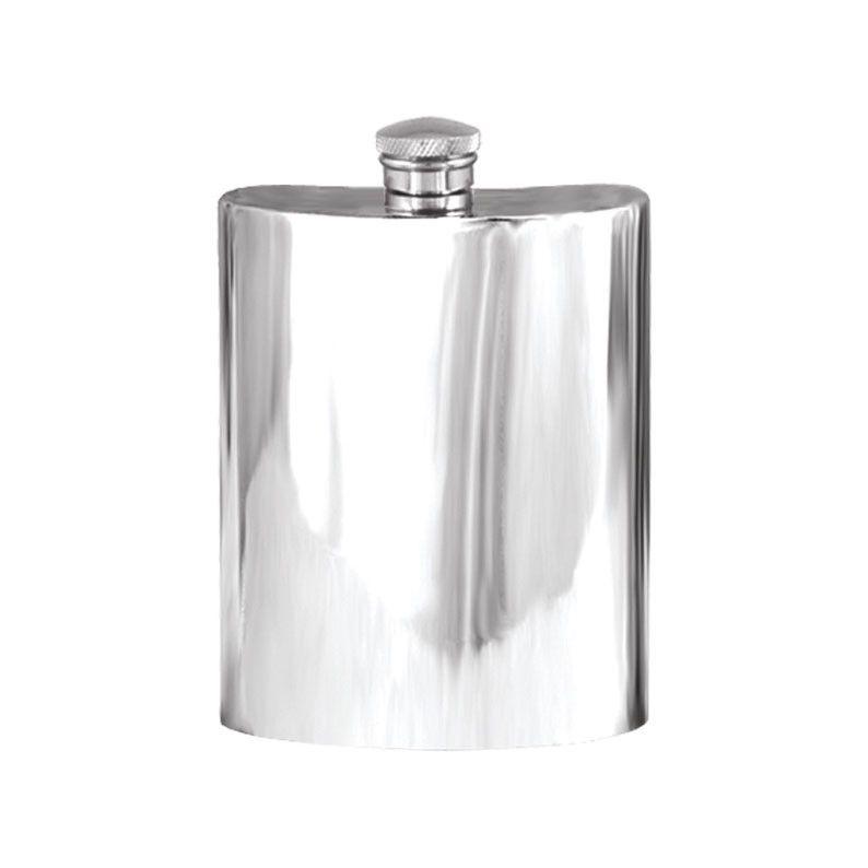 6oz Pewter Hip Flask-Hip Flasks - Pewter-Yester Home