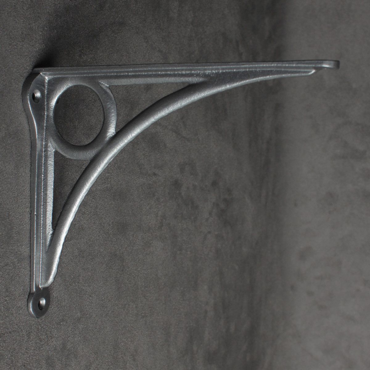 8 Inch Circle Cast Iron Shelf Bracket-7 - 8" Shelf Brackets-Yester Home