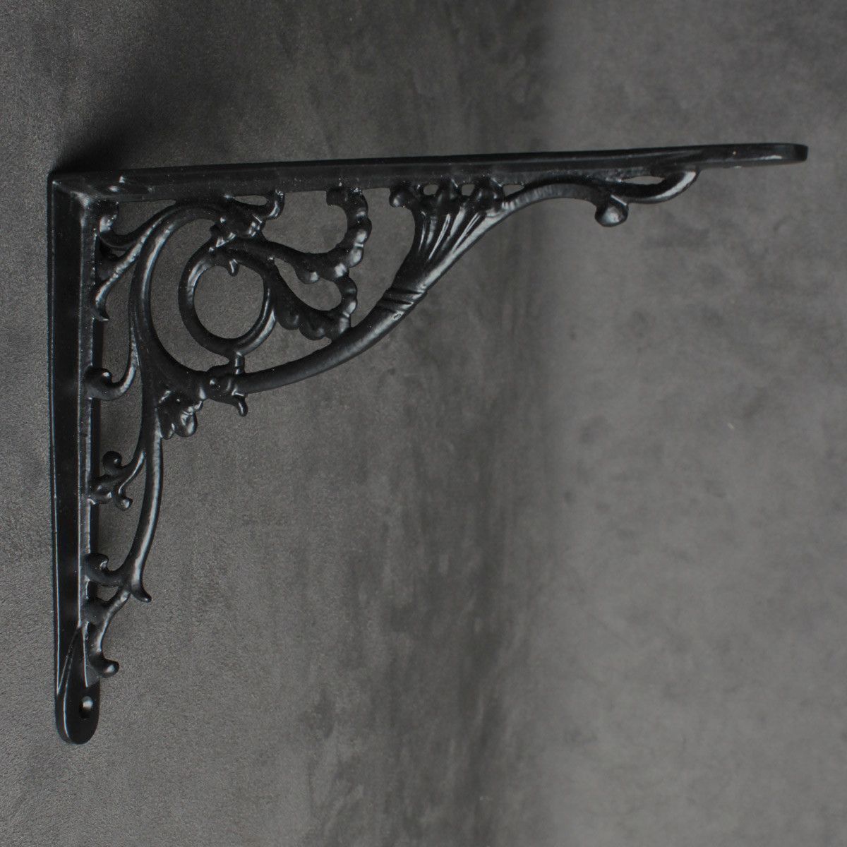 8 x 10 Inch Majestic Cast Iron Shelf Bracket-9 - 10" Shelf Brackets-Yester Home