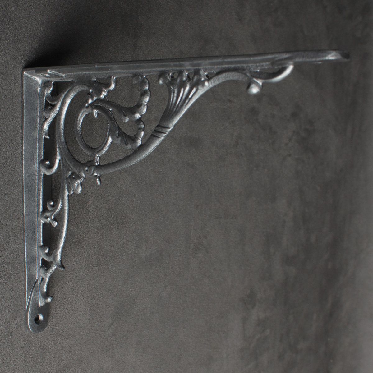 8 x 10 Inch Majestic Cast Iron Shelf Bracket-9 - 10" Shelf Brackets-Yester Home