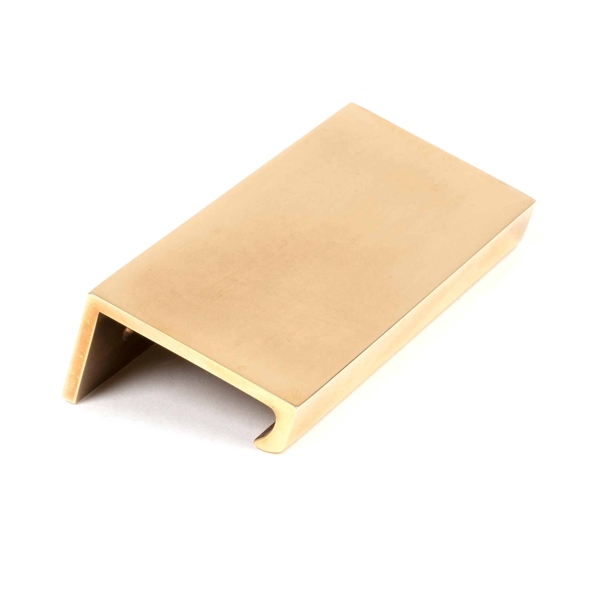 Aged Brass 100mm Plain Edge Pull | From The Anvil - Cabinet Pulls - From The Anvil - Yester Home