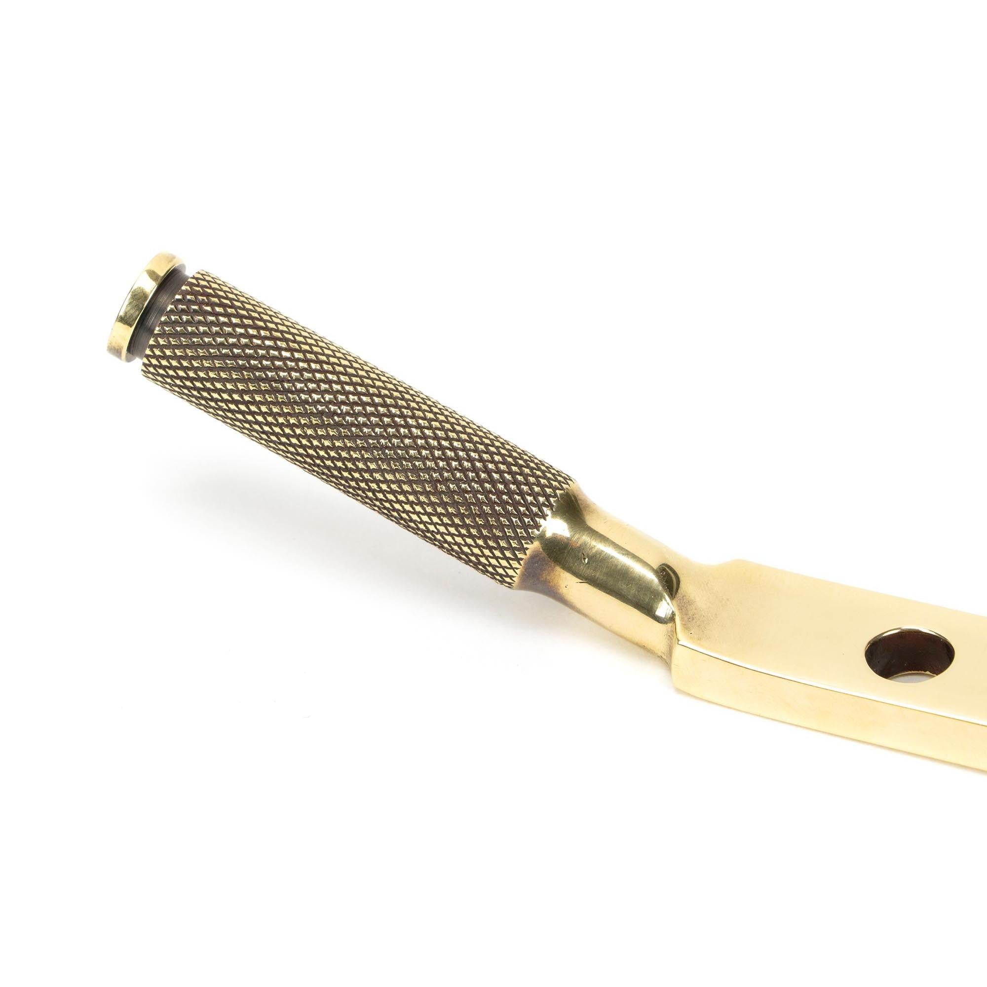 Aged Brass 12" Brompton Stay | From The Anvil - Stays - From The Anvil - Yester Home