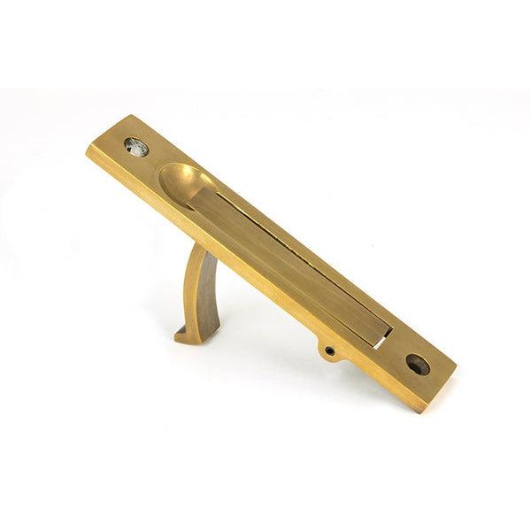 Aged Brass 125mm x 25mm Edge Pull | From The Anvil-Cabinet Pulls-Yester Home
