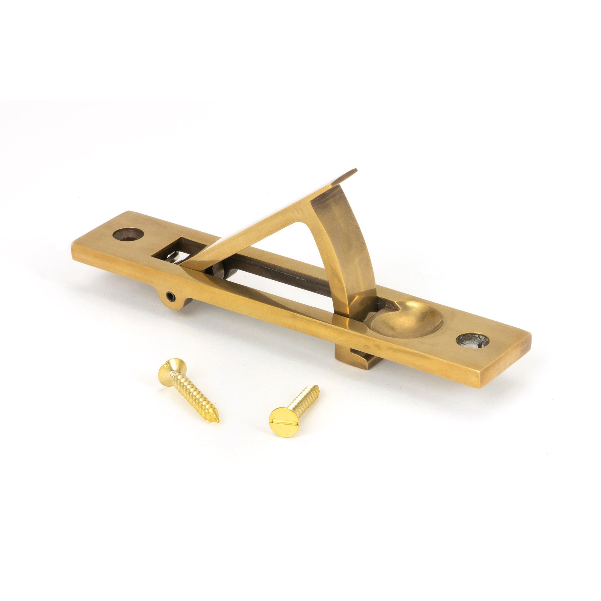 Aged Brass 125mm x 25mm Edge Pull | From The Anvil-Cabinet Pulls-Yester Home