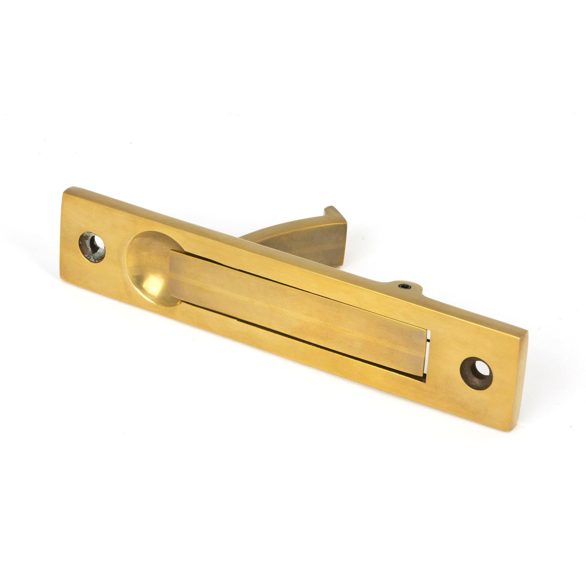 Aged Brass 125mm x 25mm Edge Pull | From The Anvil - Cabinet Pulls - From The Anvil - Yester Home