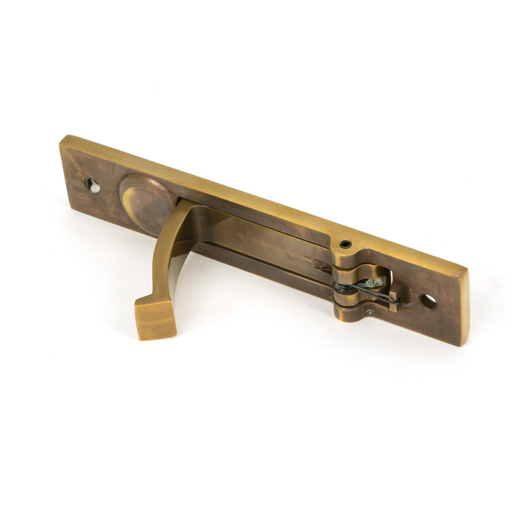 Aged Brass 125mm x 25mm Edge Pull | From The Anvil - Cabinet Pulls - From The Anvil - Yester Home