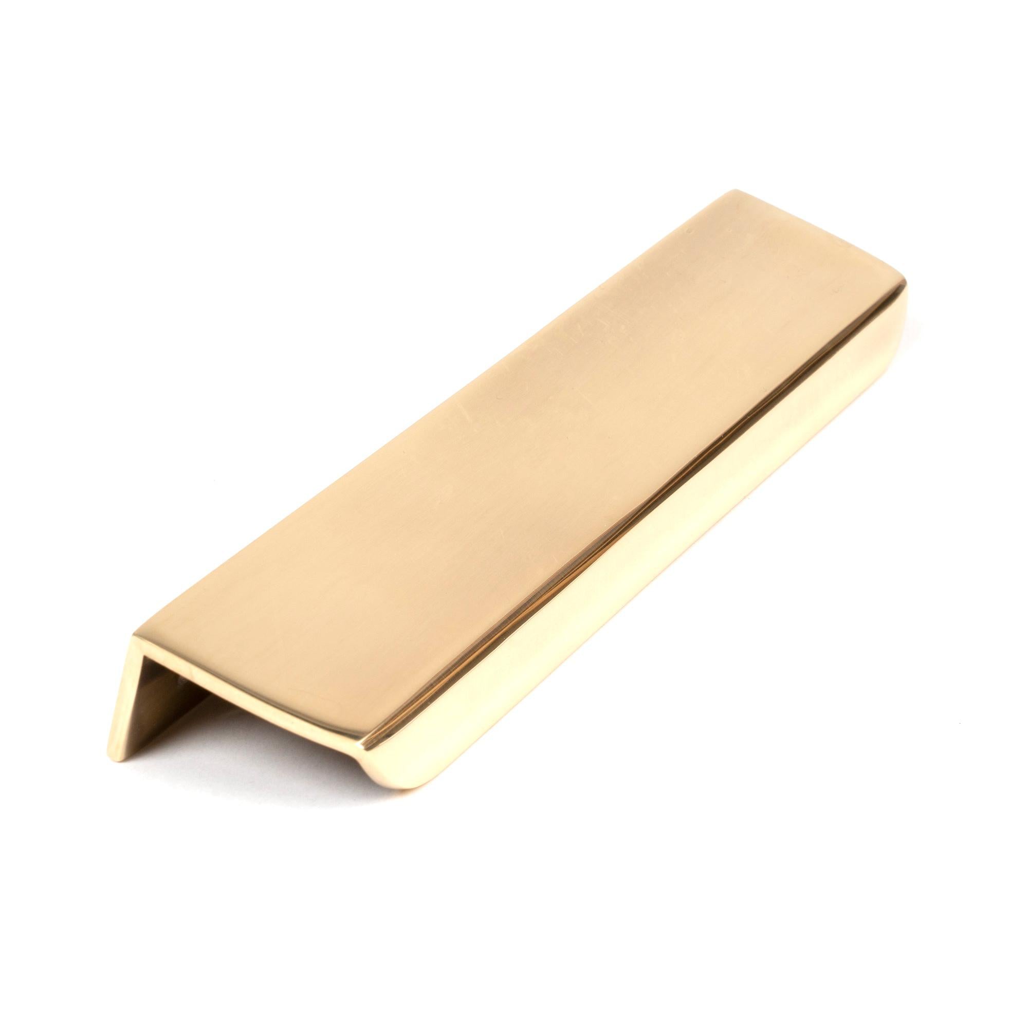 Aged Brass 200mm Moore Edge Pull | From The Anvil - Cabinet Pulls - From The Anvil - Yester Home