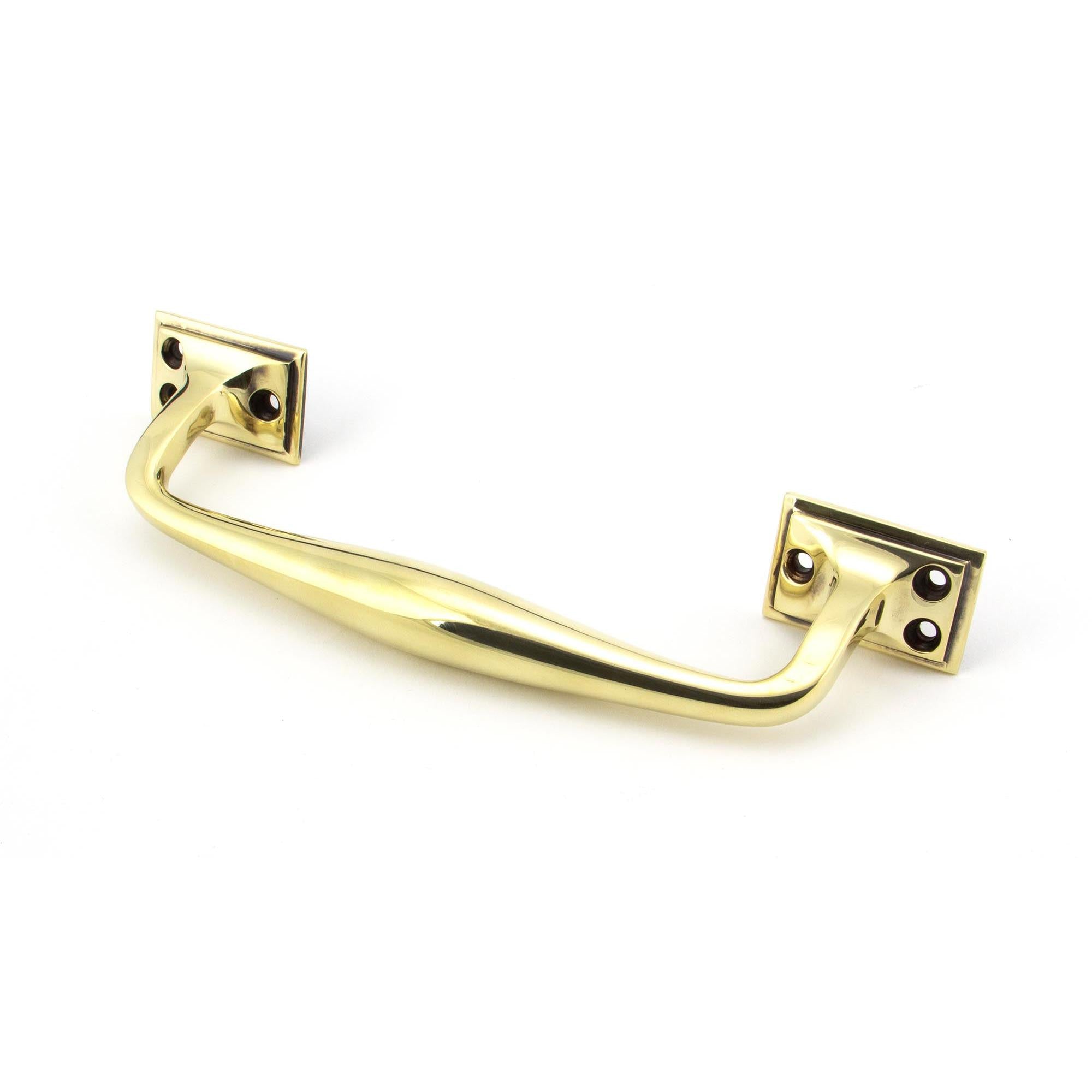 Aged Brass 230mm Art Deco Pull Handle | From The Anvil - Pull Handles - From The Anvil - Yester Home
