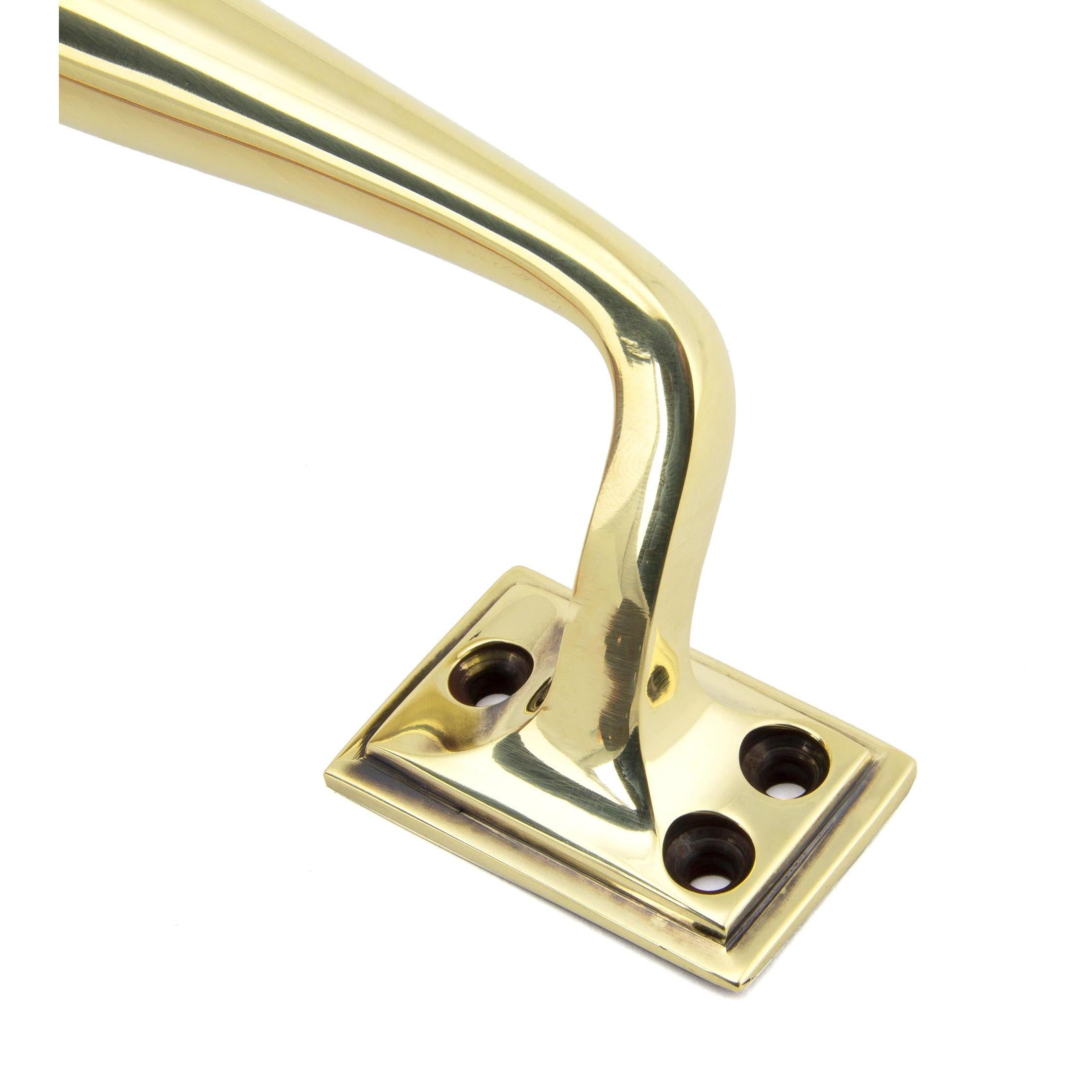 Aged Brass 230mm Art Deco Pull Handle | From The Anvil - Pull Handles - From The Anvil - Yester Home