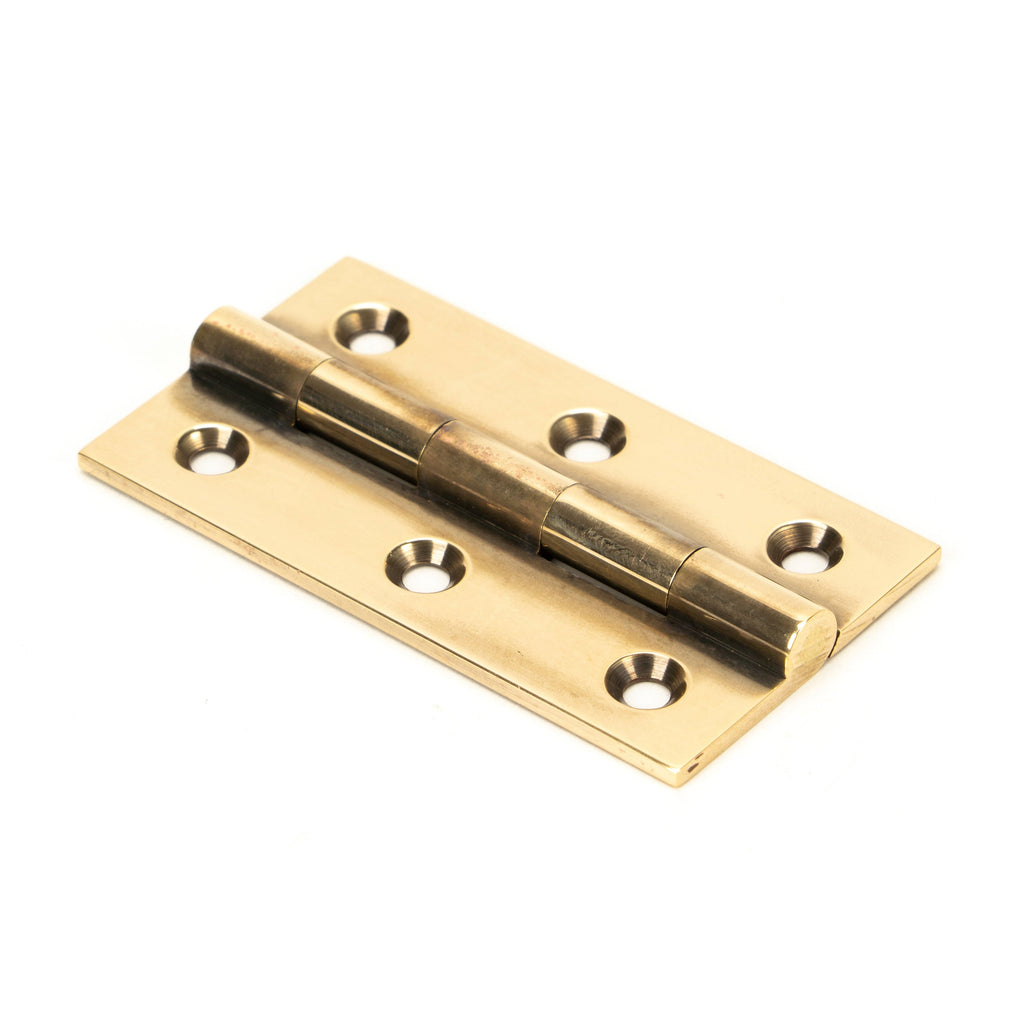 Aged Brass 2.5" Butt Hinge (pair) | From The Anvil-Butt Hinges-Yester Home