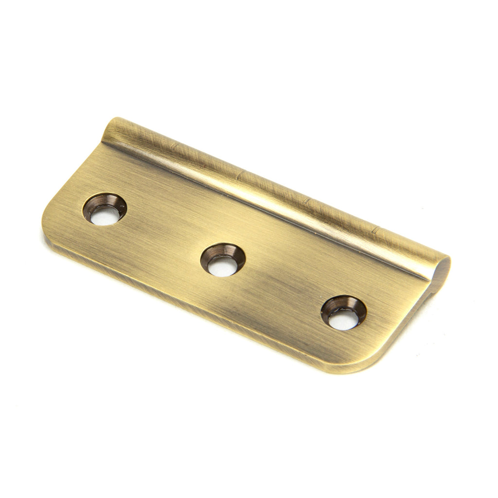 Aged Brass 3" Dummy Butt Hinge (Single) | From The Anvil-Butt Hinges-Yester Home