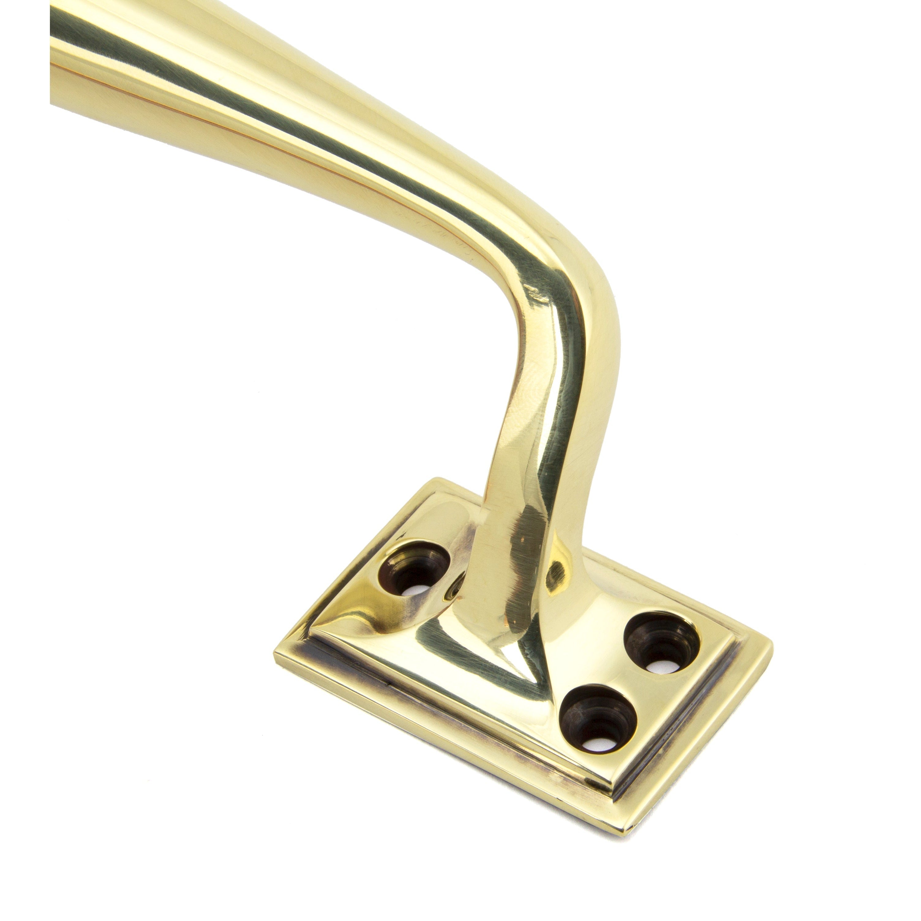 Aged Brass 300mm Art Deco Pull Handle | From The Anvil-Pull Handles-Yester Home