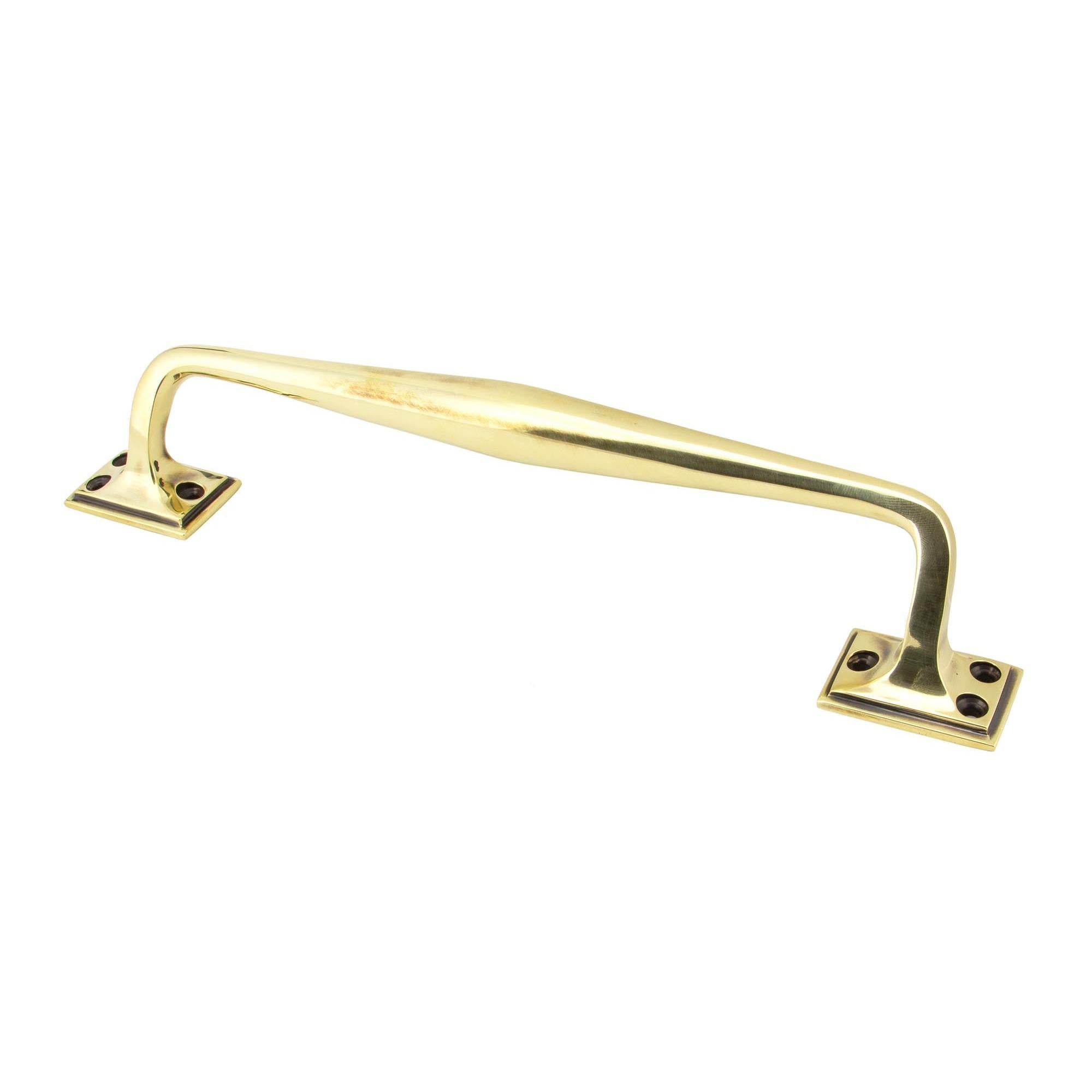 Aged Brass 300mm Art Deco Pull Handle | From The Anvil - Pull Handles - From The Anvil - Yester Home
