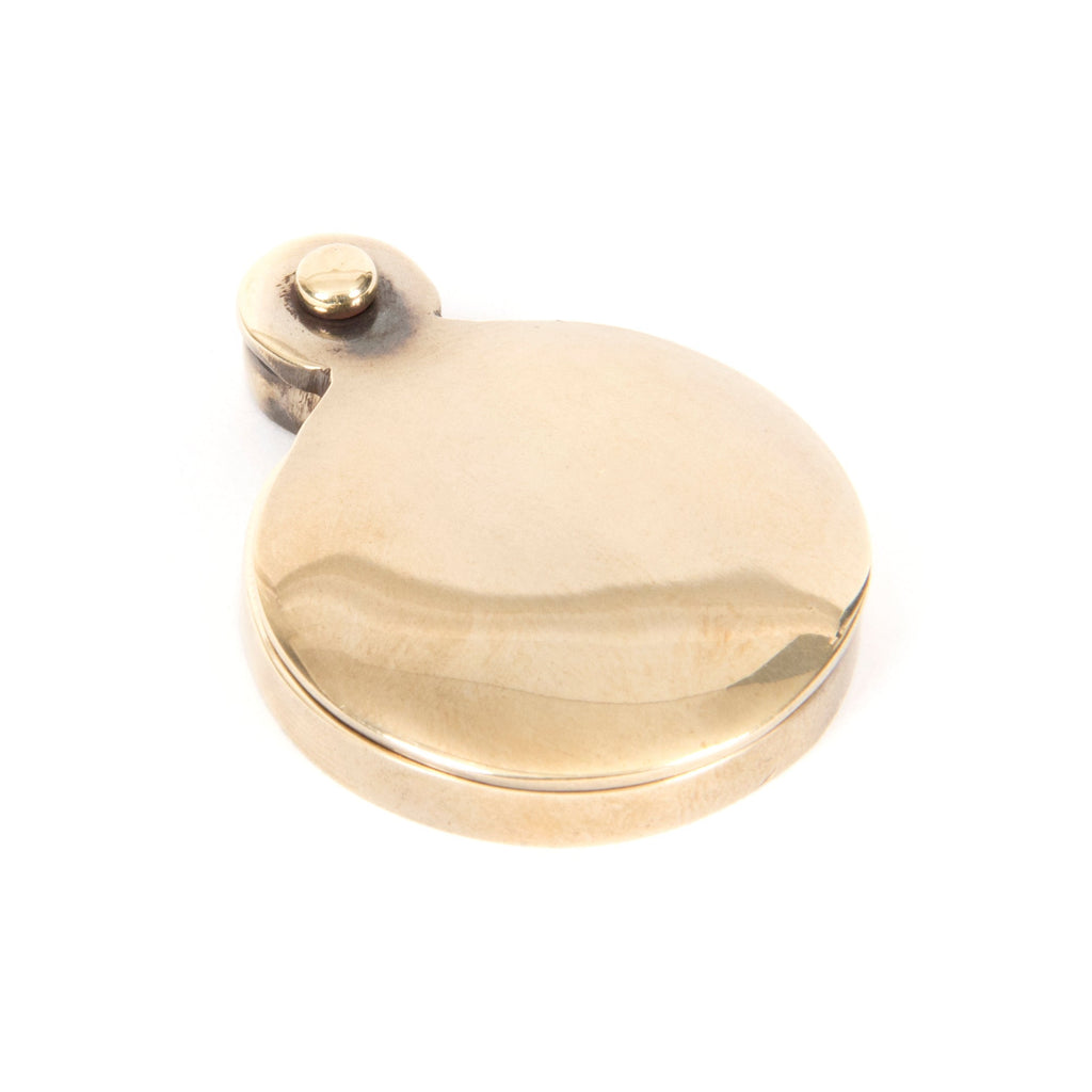 Aged Brass 30mm Round Escutcheon | From The Anvil-Escutcheons-Yester Home