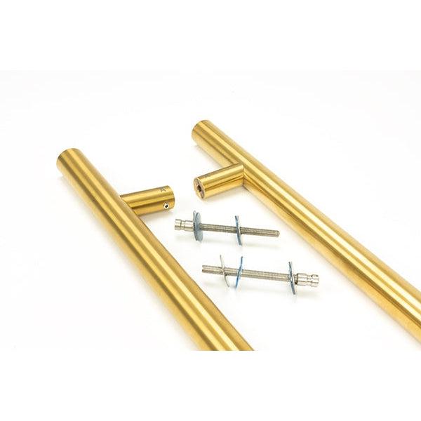 Aged Brass (316) 0.6m T Bar Handle B2B 32mm Ø | From The Anvil-Pull Handles-Yester Home