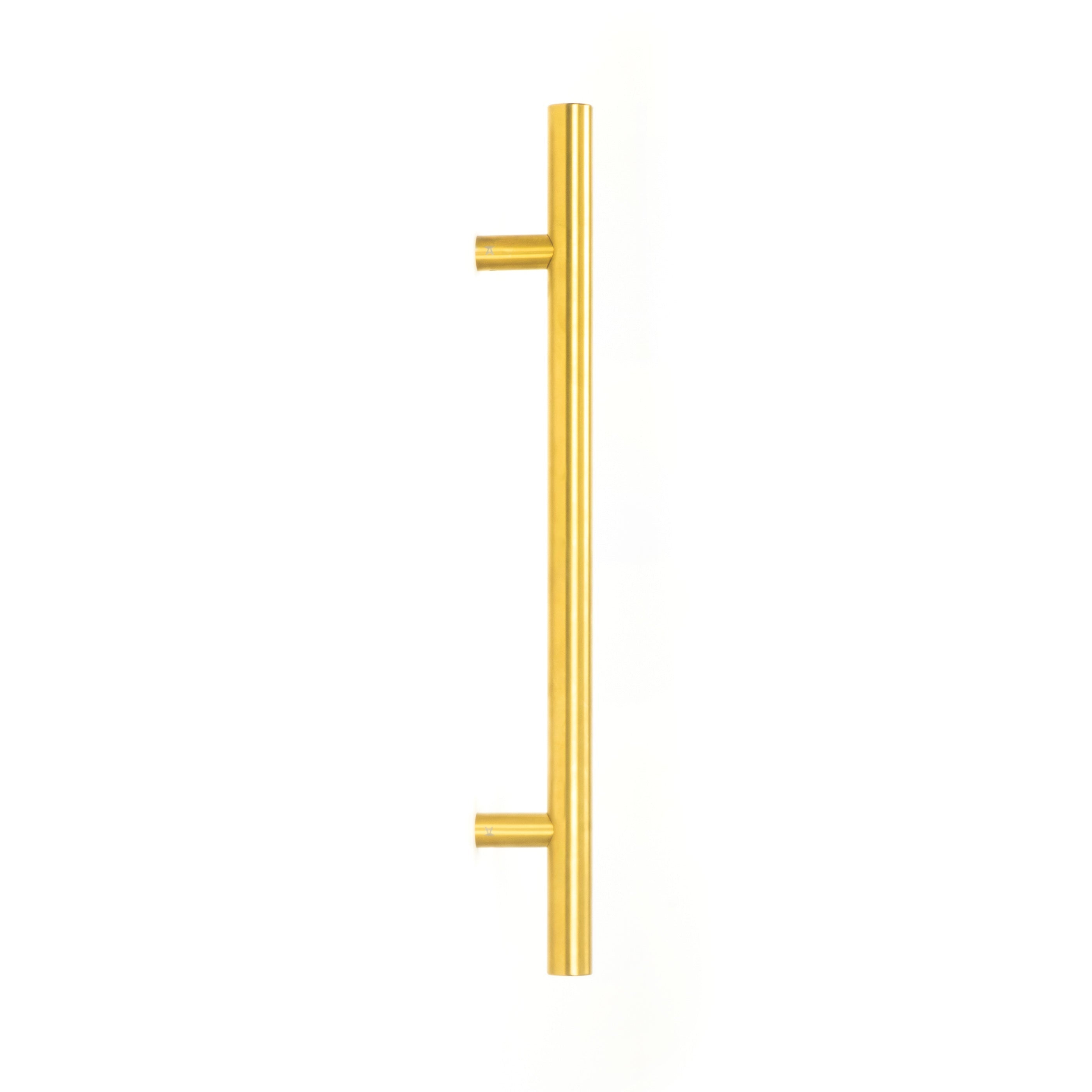 Aged Brass (316) 0.6m T Bar Handle Secret Fix 32mm Ø | From The Anvil-Pull Handles-Yester Home