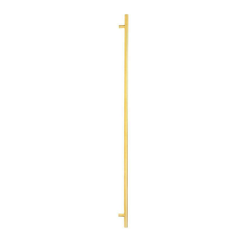 Aged Brass (316) 1.8m T Bar Handle Bolt Fix 32mm Ø | From The Anvil - Door Pull Handles - From The Anvil - Yester Home