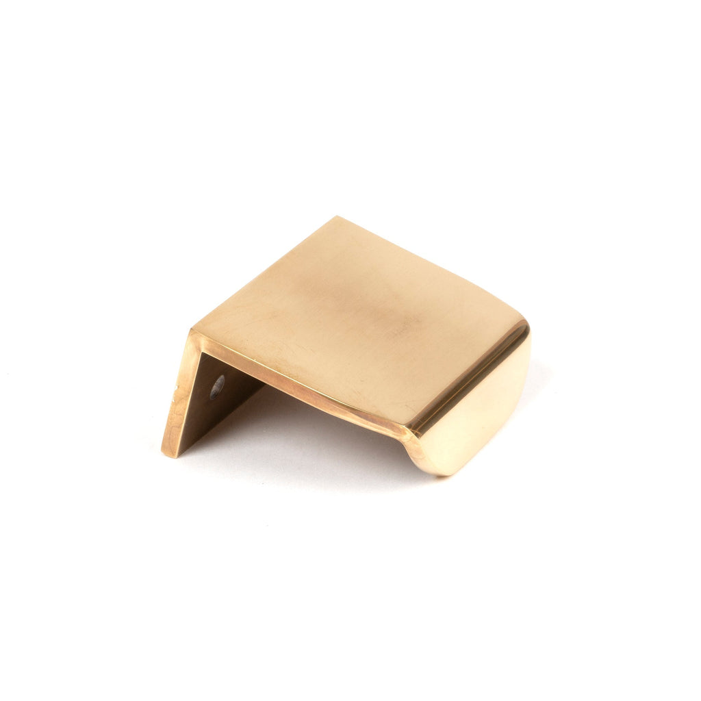 Aged Brass 50mm Moore Edge Pull | From The Anvil-Cabinet Pulls-Yester Home