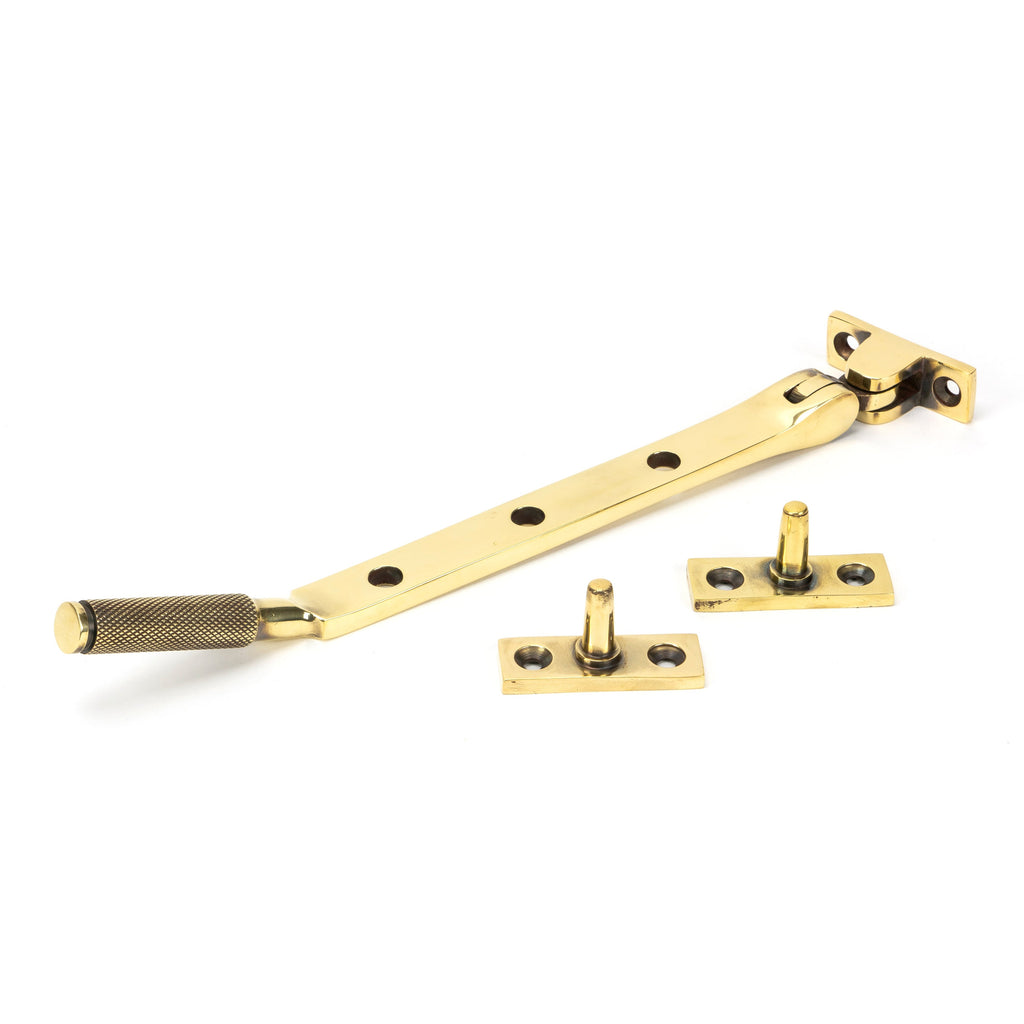 Aged Brass 8" Brompton Stay | From The Anvil-Stays-Yester Home
