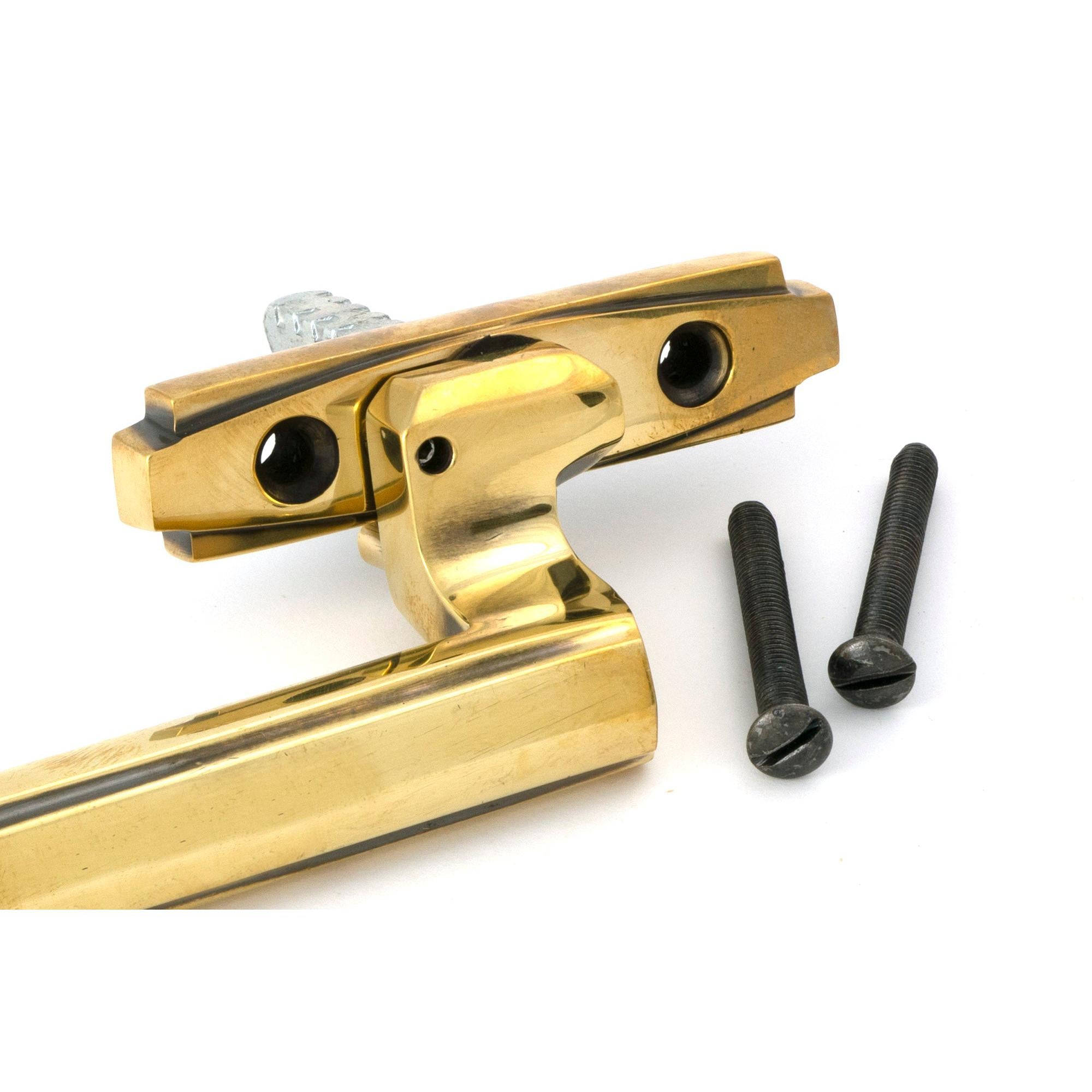 Aged Brass Art Deco Espag - RH - Espag. Fasteners - From The Anvil - Yester Home