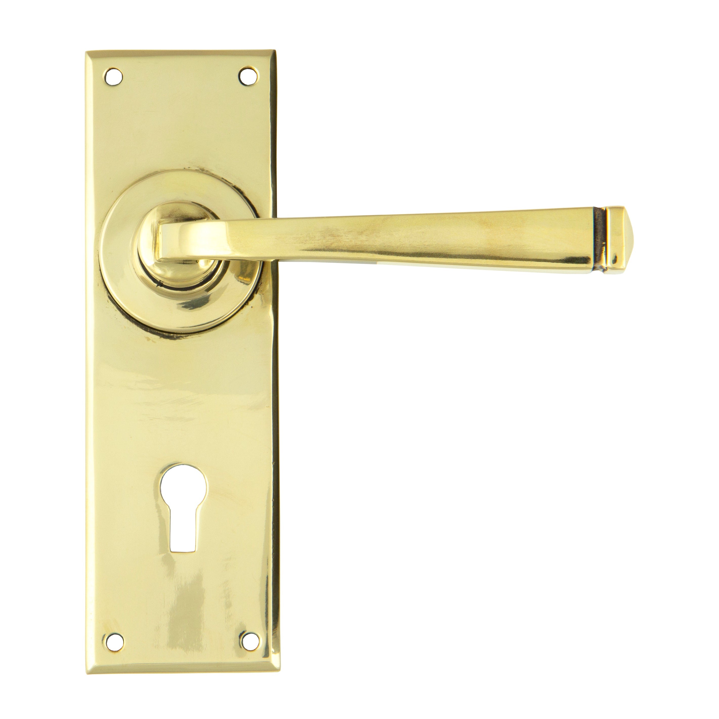 Aged Brass Avon Lever Lock Set | From The Anvil-Lever Lock-Yester Home