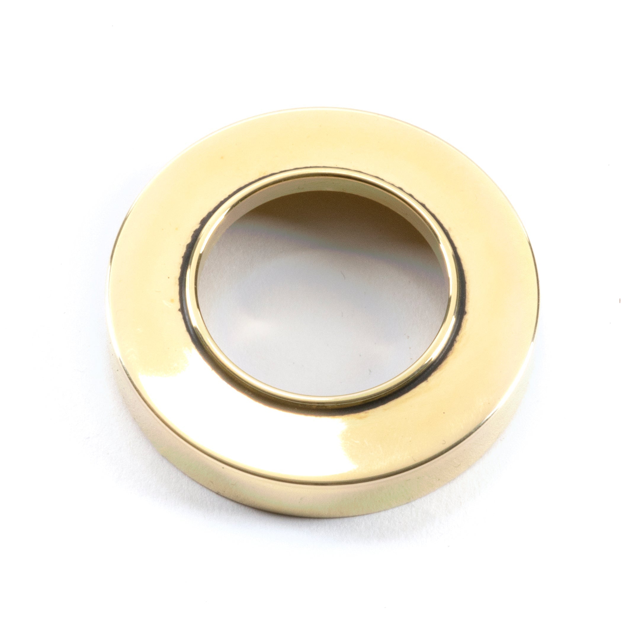 Aged Brass Avon Round Lever on Rose Set (Plain) | From The Anvil-Concealed-Yester Home