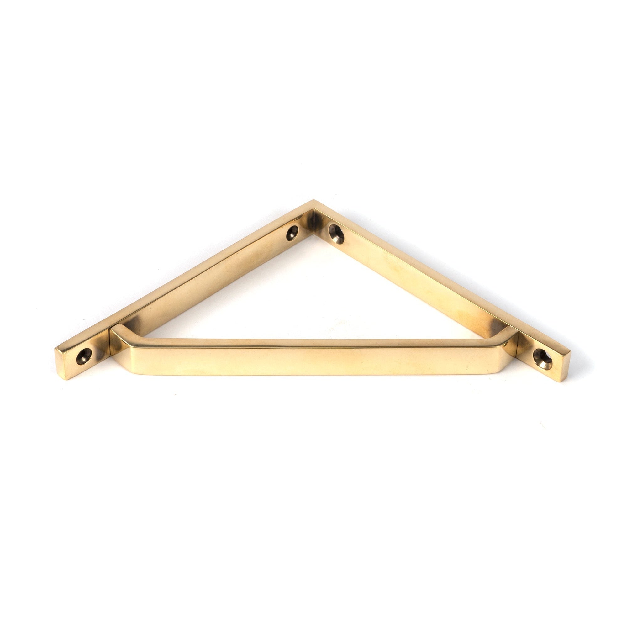 Aged Brass Barton Shelf Bracket (150mm x 150mm) | From The Anvil-Shelf Brackets-Yester Home