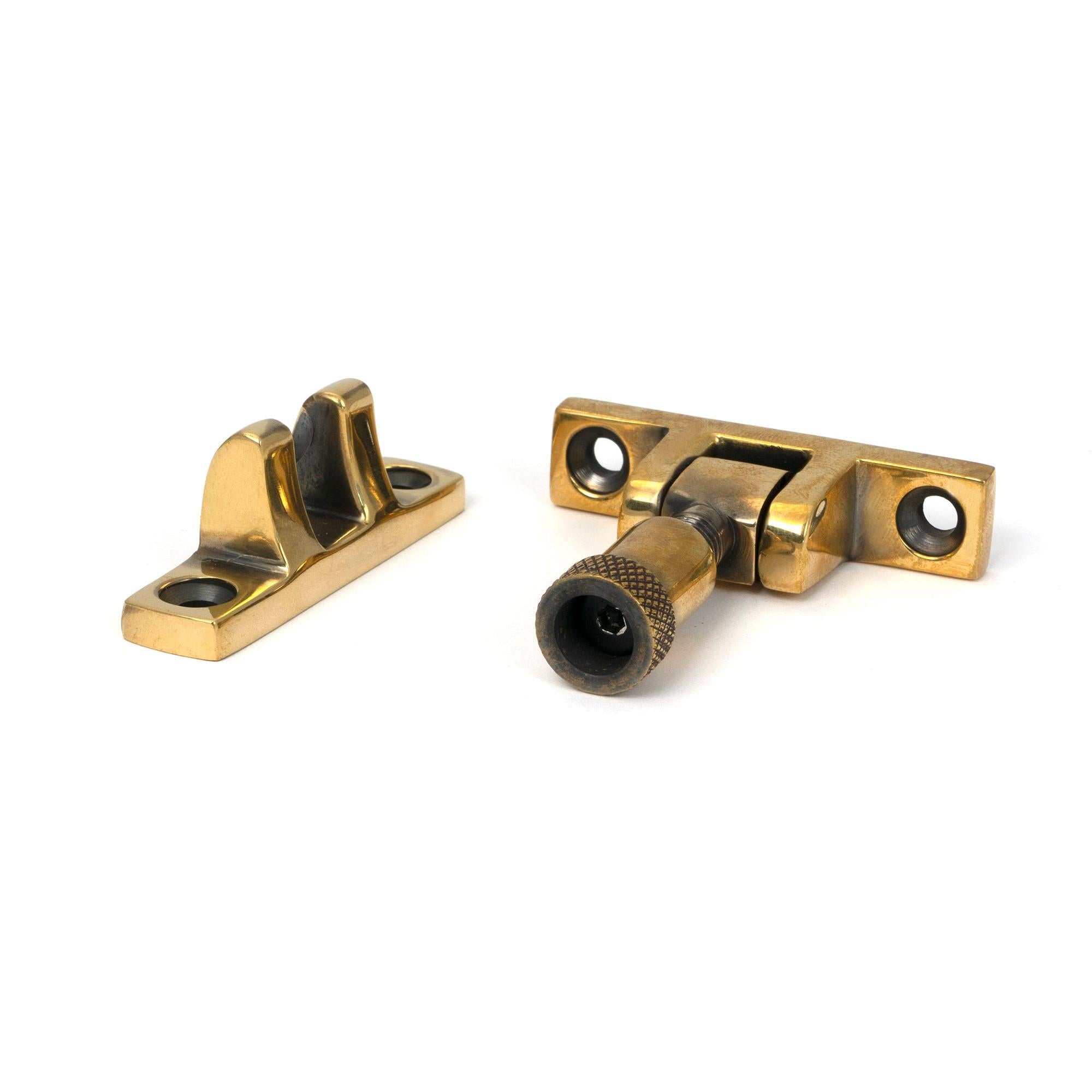 Aged Brass Brompton Brighton Fastener - Narrow (Square) | From The Anvil - Brighton Fasteners - From The Anvil - Yester Home