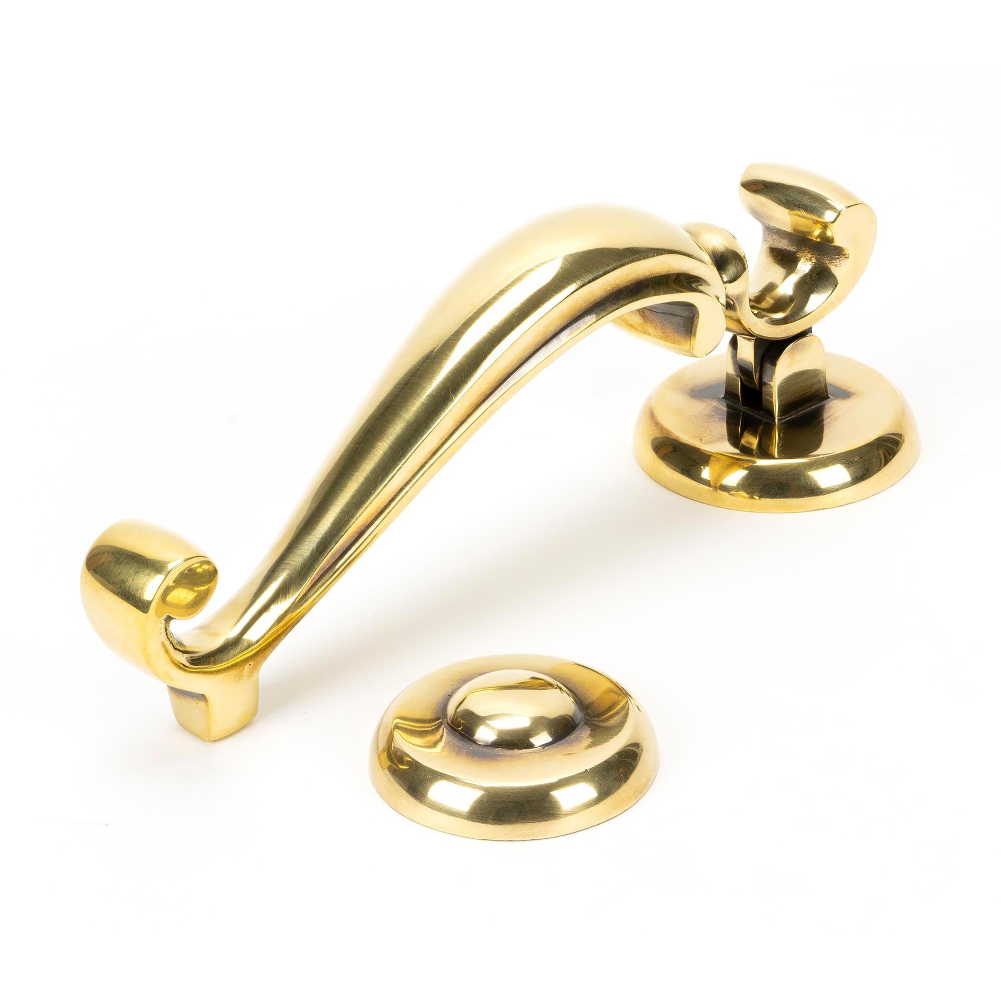 Aged Brass Doctors Door Knocker | From The Anvil - Bolt-Through Door Knockers - From The Anvil - Yester Home