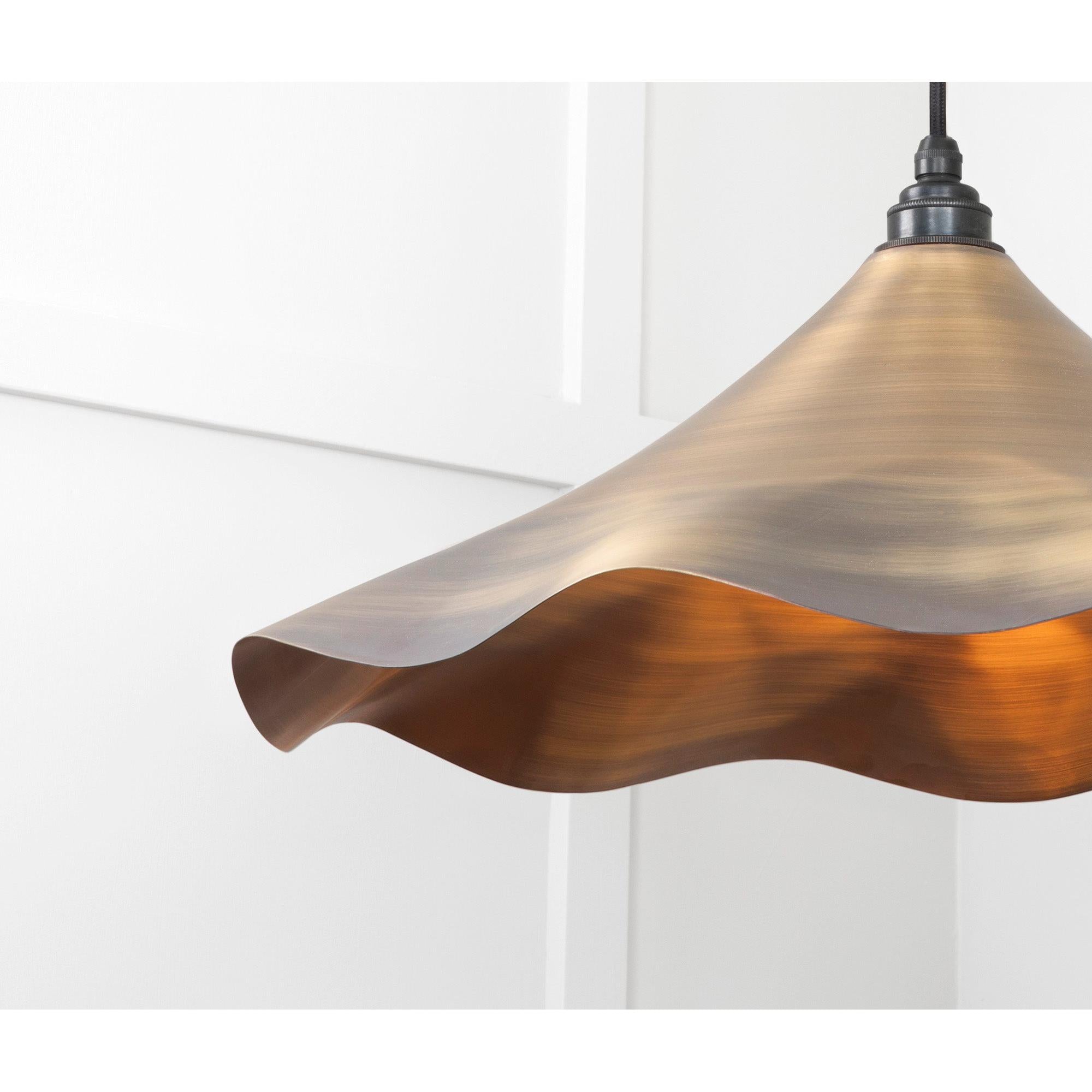 Aged Brass Flora Pendant | From The Anvil - Ceiling Lights - From The Anvil - Yester Home