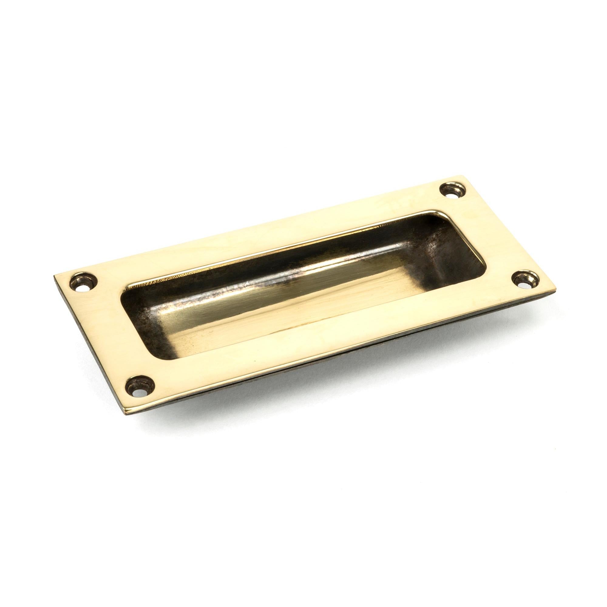 Aged Brass Flush Handle | From The Anvil - Flush Handles - From The Anvil - Yester Home