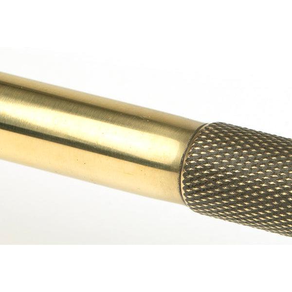 Aged Brass Half Brompton Pull Handle - Large | From The Anvil-Pull Handles-Yester Home