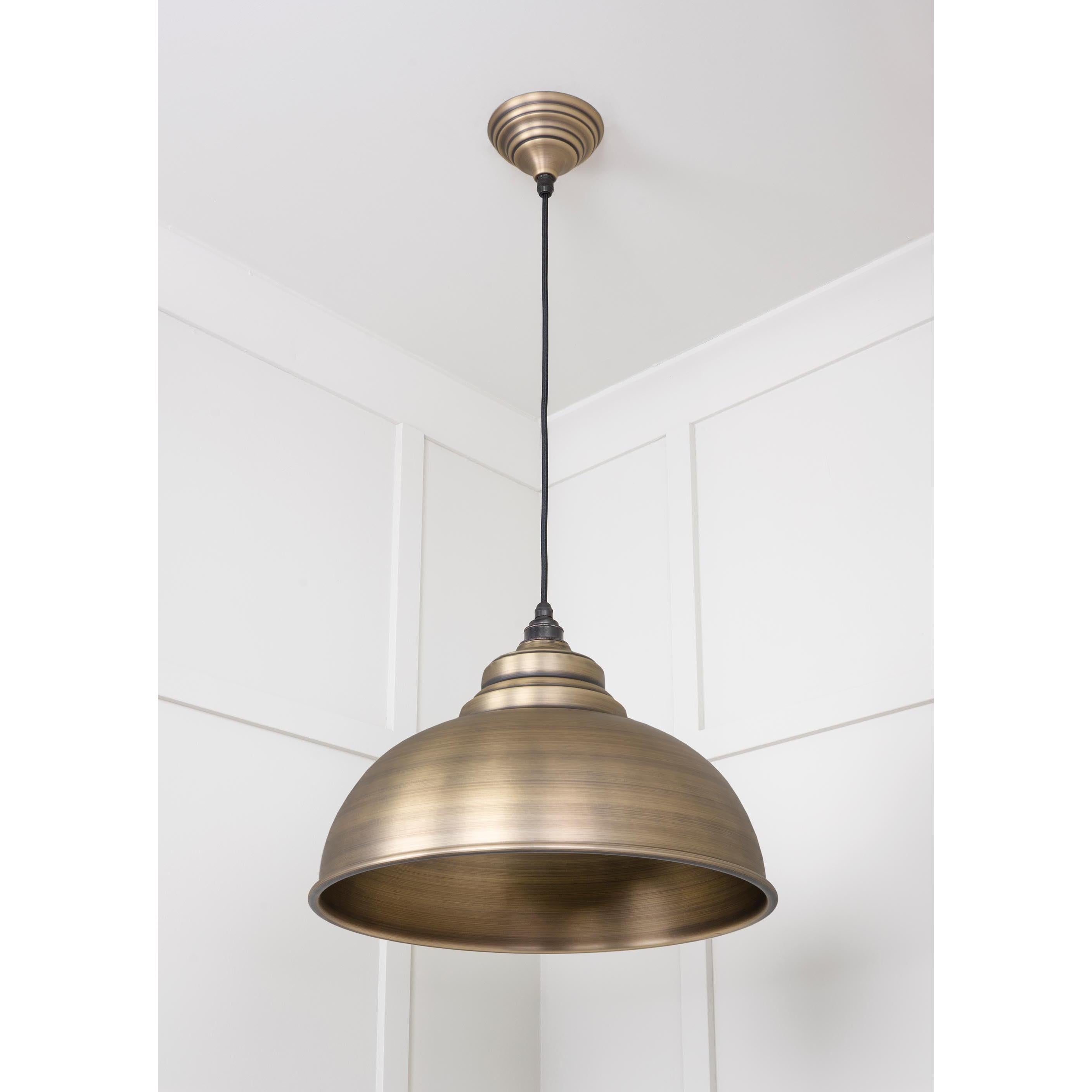 Aged Brass Harborne Pendant | From The Anvil - Harborne - From The Anvil - Yester Home